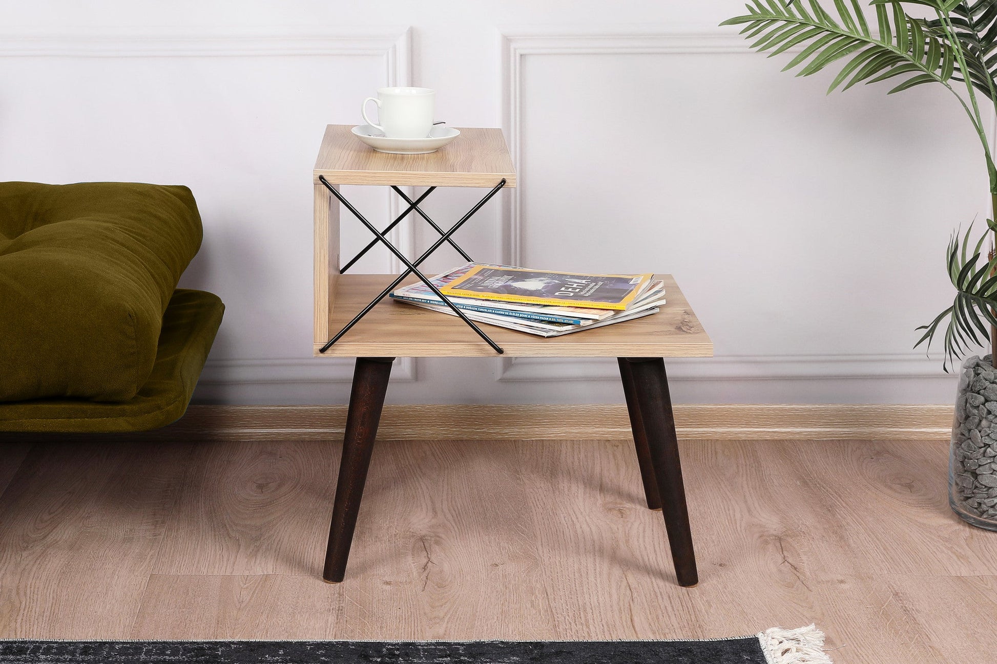 Noćni ormarić Cross - Pine | AG-vitahome.hr