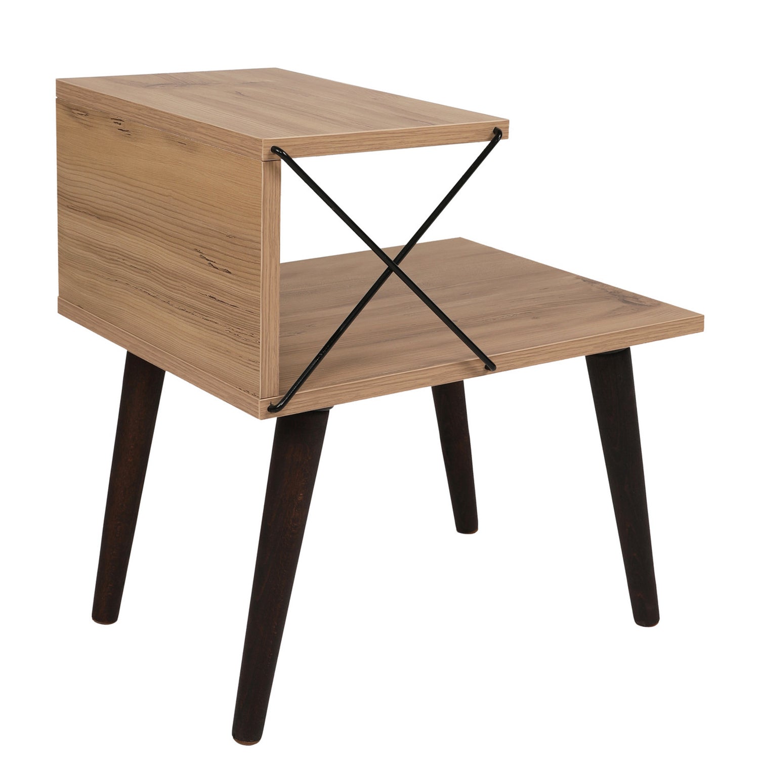 Noćni ormarić Cross - Pine | AG-vitahome.hr