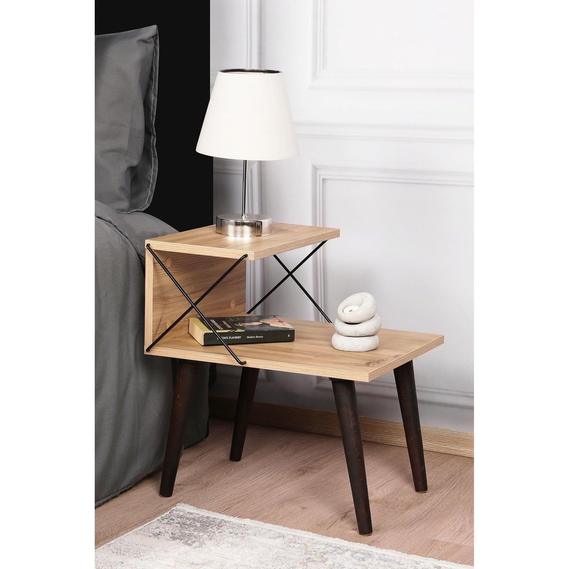 Noćni ormarić Cross - Pine | AG-vitahome.hr