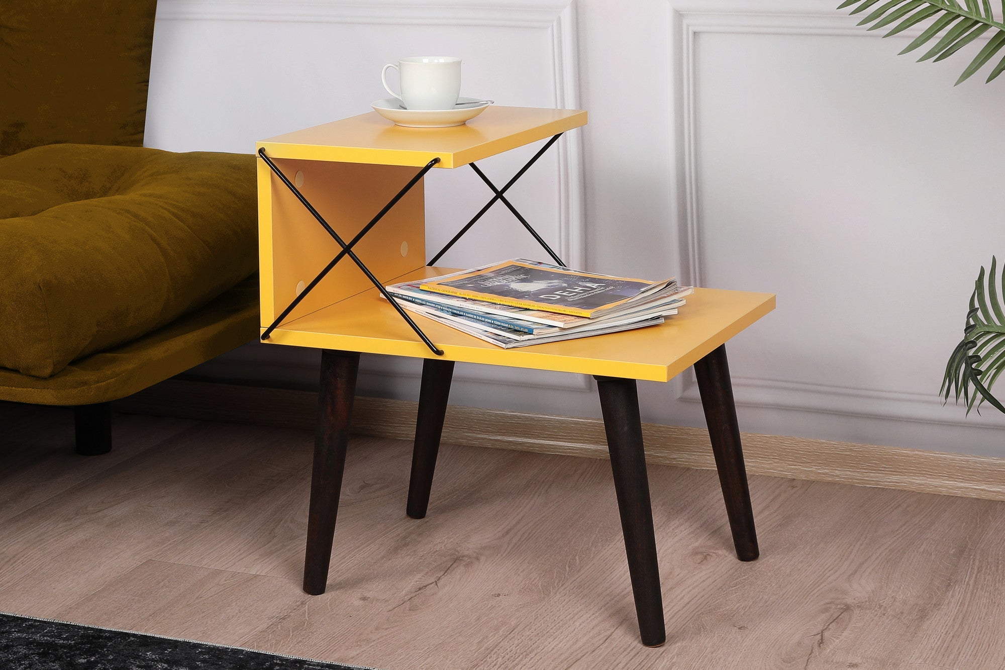 Noćni ormarić Cross - Yellow | AG-vitahome.hr
