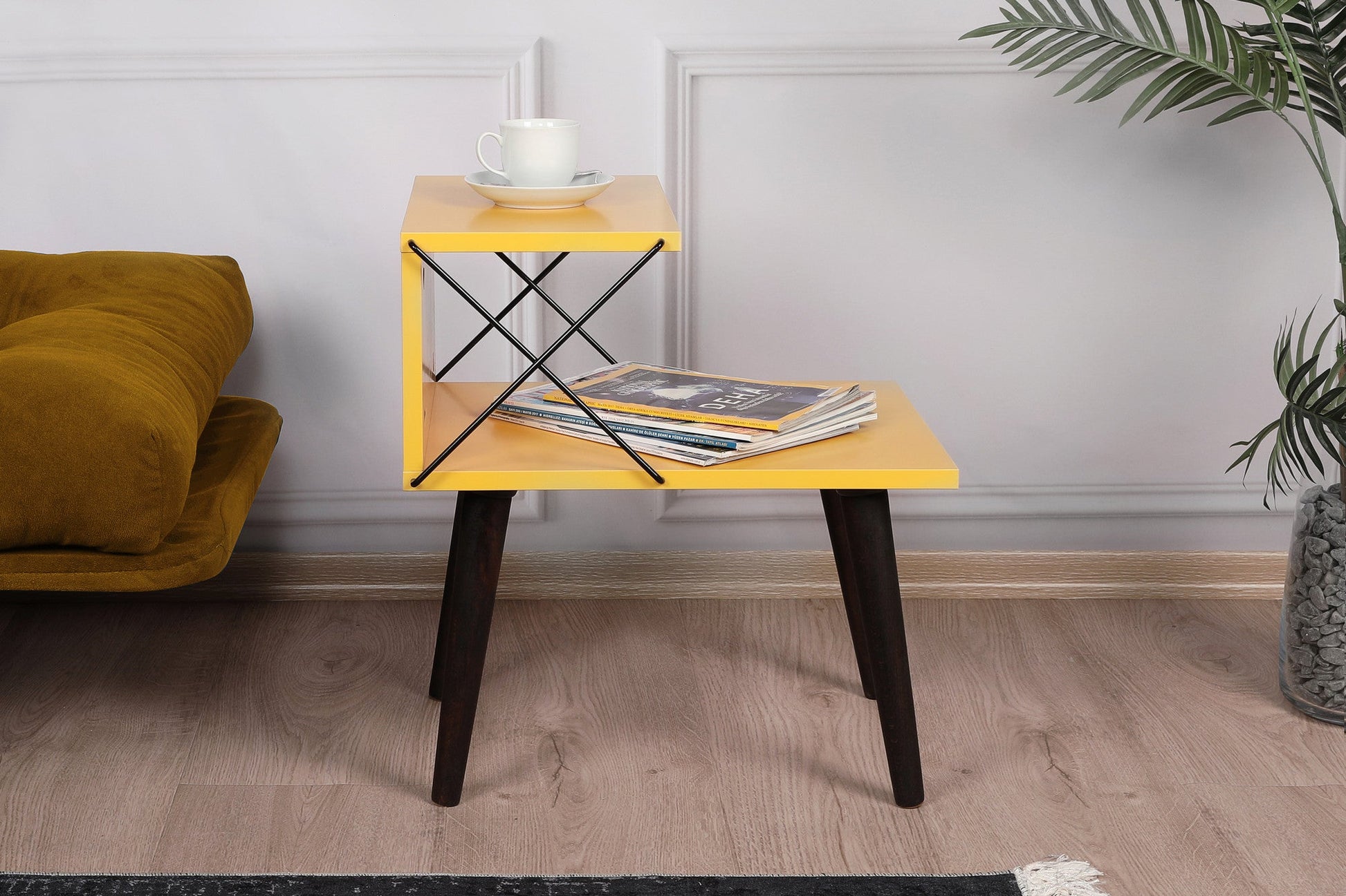 Noćni ormarić Cross - Yellow | AG-vitahome.hr