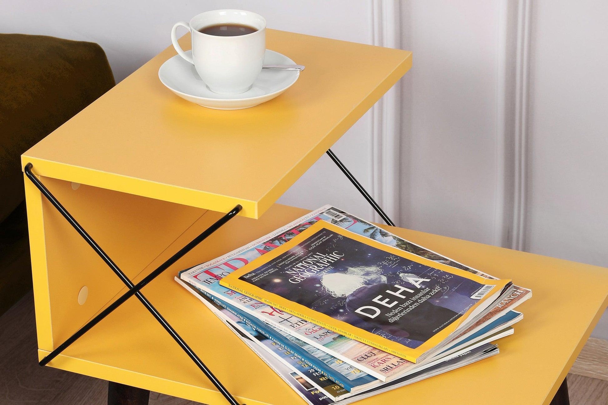 Noćni ormarić Cross - Yellow | AG-vitahome.hr