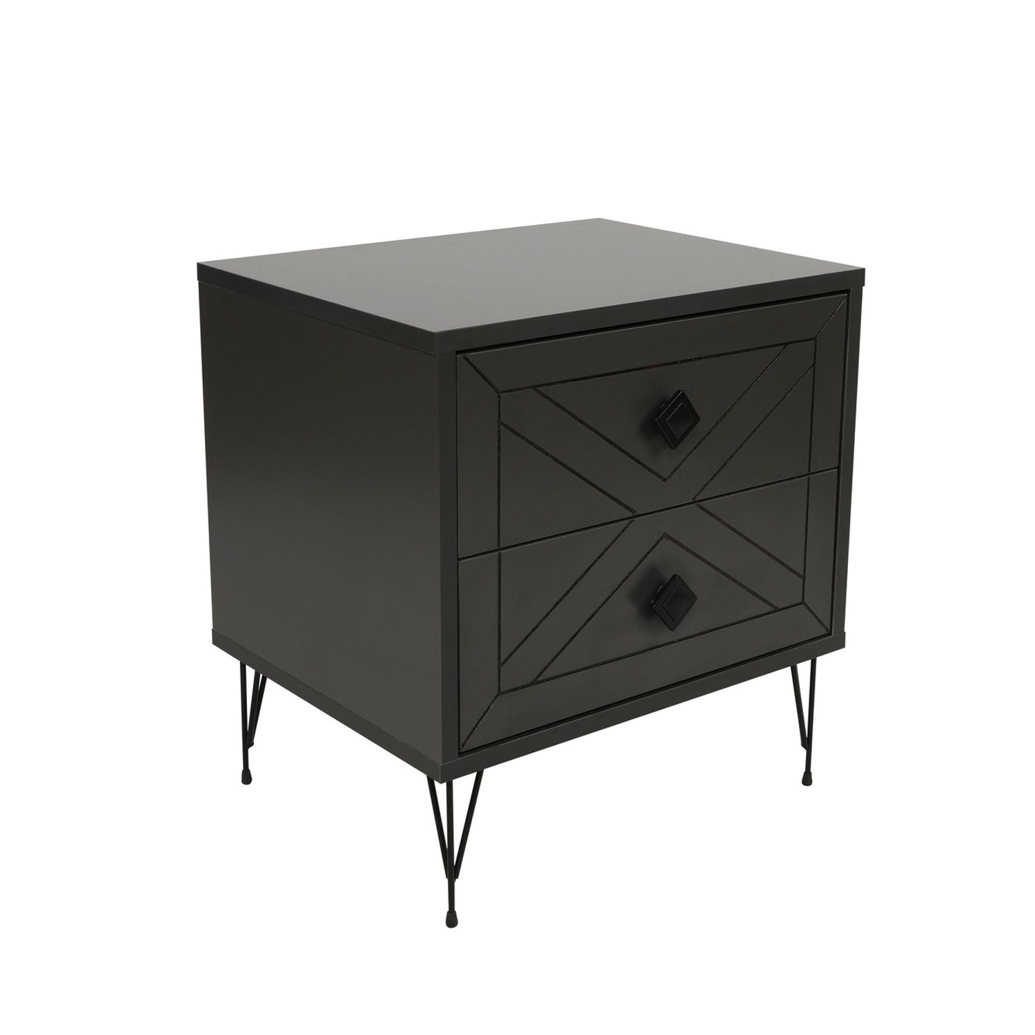 Noćni ormarić Luna - Anthracite | AG-vitahome.hr