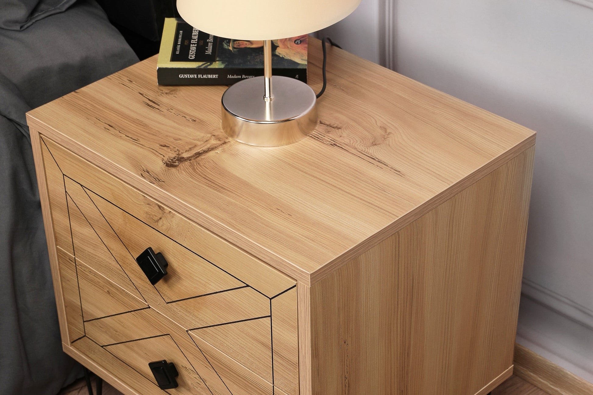 Noćni ormarić Luna - Pine | AG-vitahome.hr