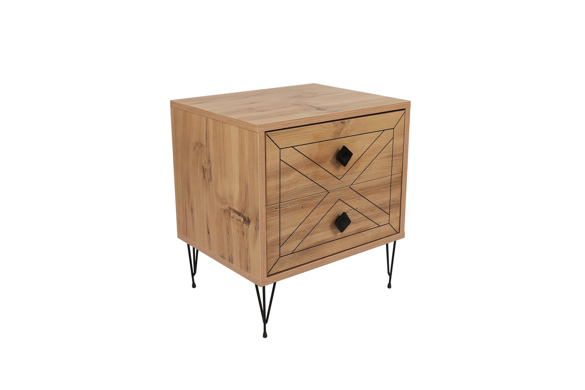 Noćni ormarić Luna - Pine | AG-vitahome.hr