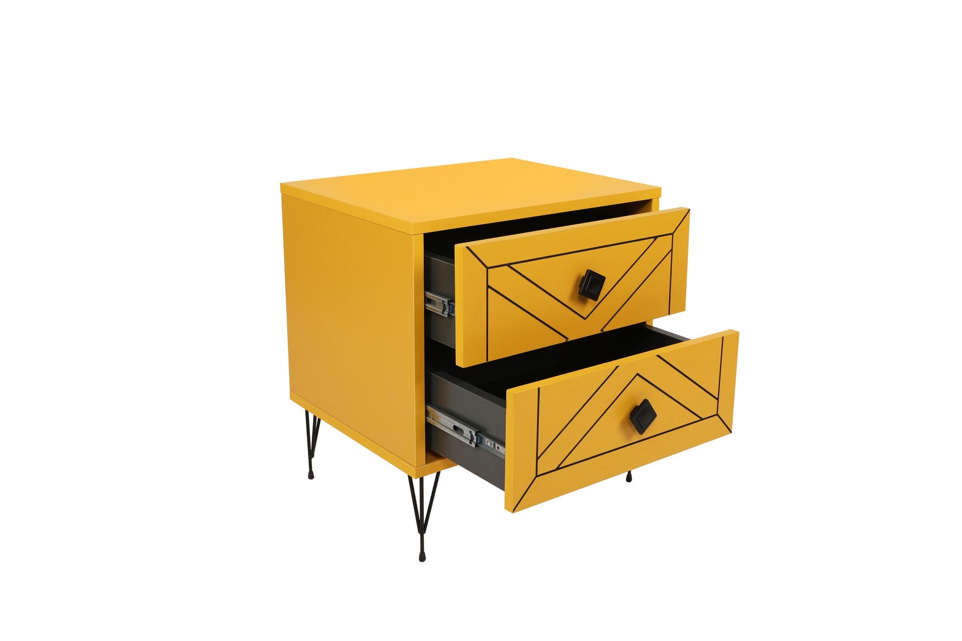 Noćni ormarić Luna - Yellow | AG-vitahome.hr