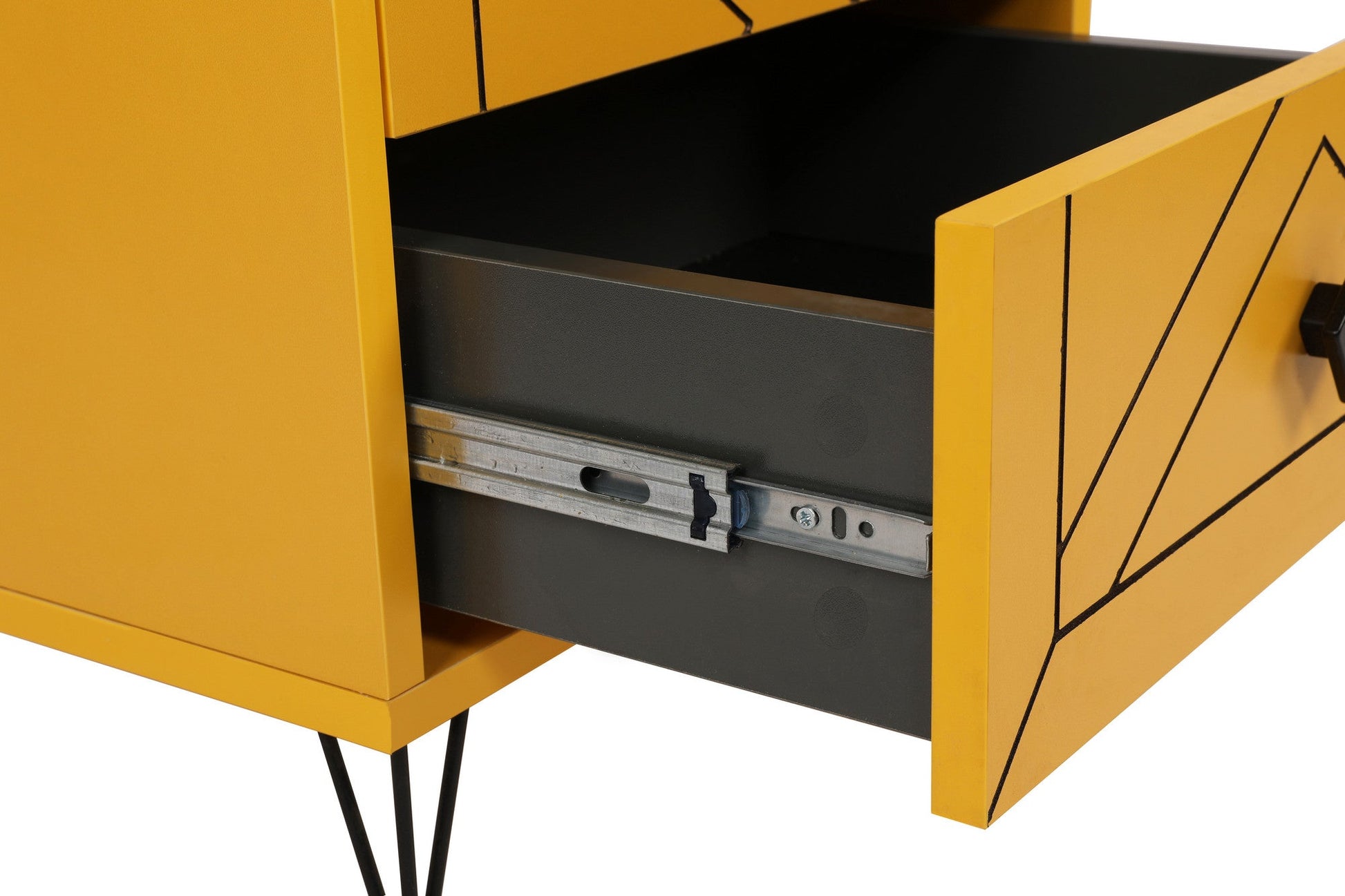 Noćni ormarić Luna - Yellow | AG-vitahome.hr