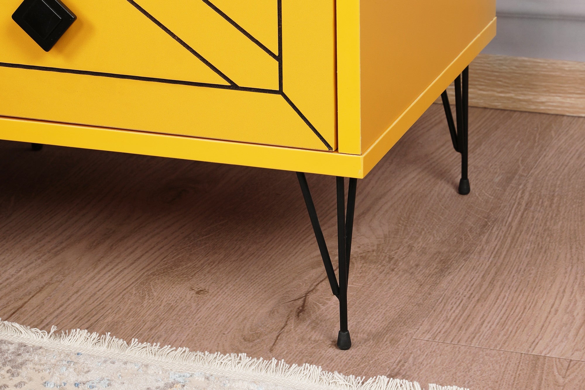 Noćni ormarić Luna - Yellow | AG-vitahome.hr