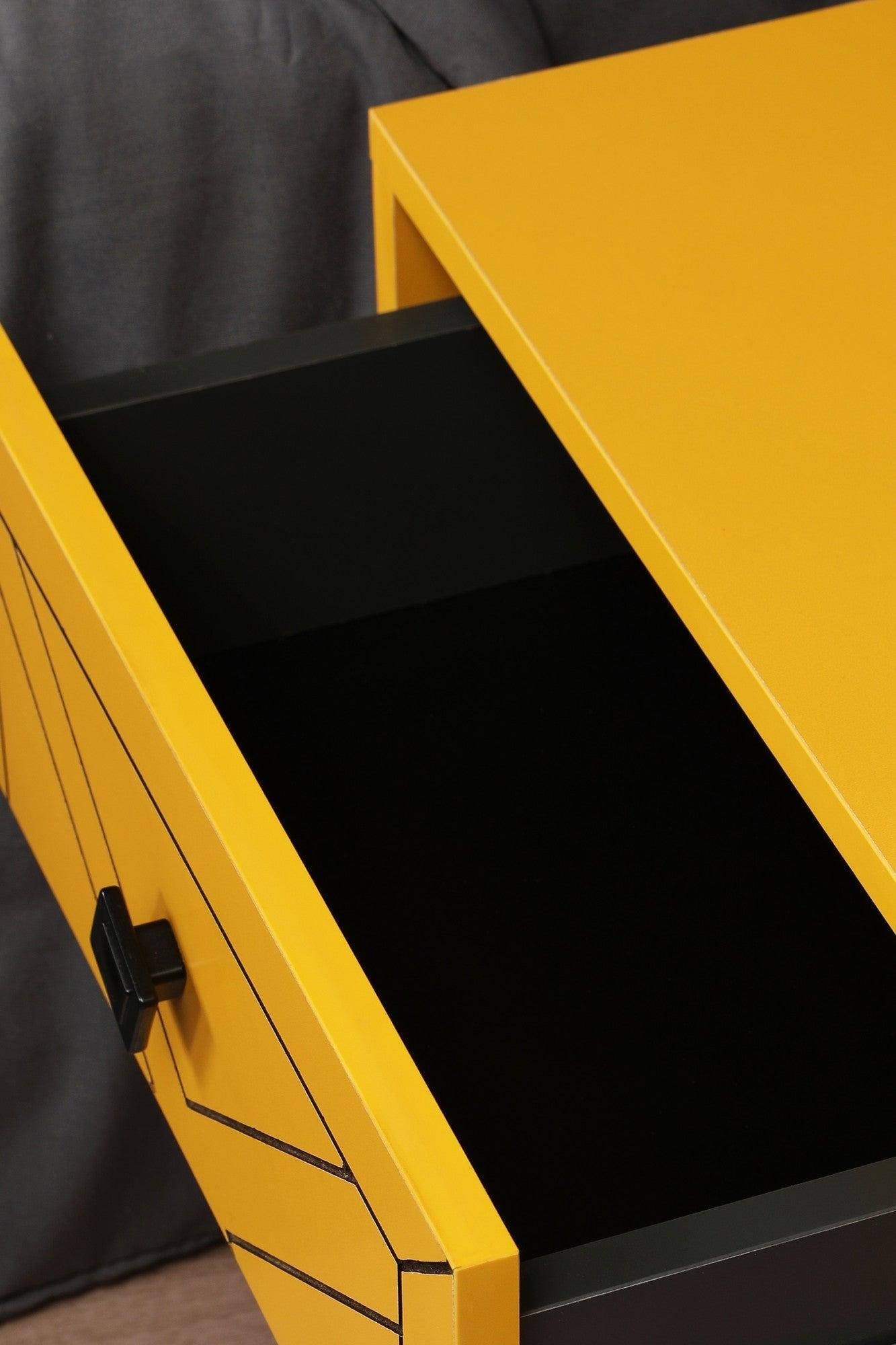 Noćni ormarić Luna - Yellow | AG-vitahome.hr