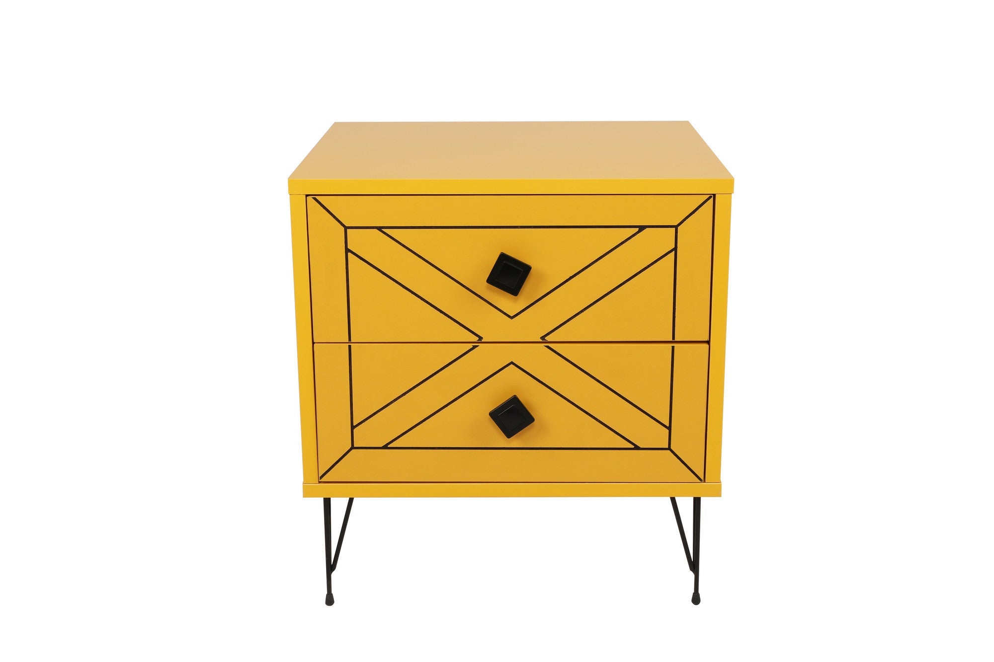 Noćni ormarić Luna - Yellow | AG-vitahome.hr