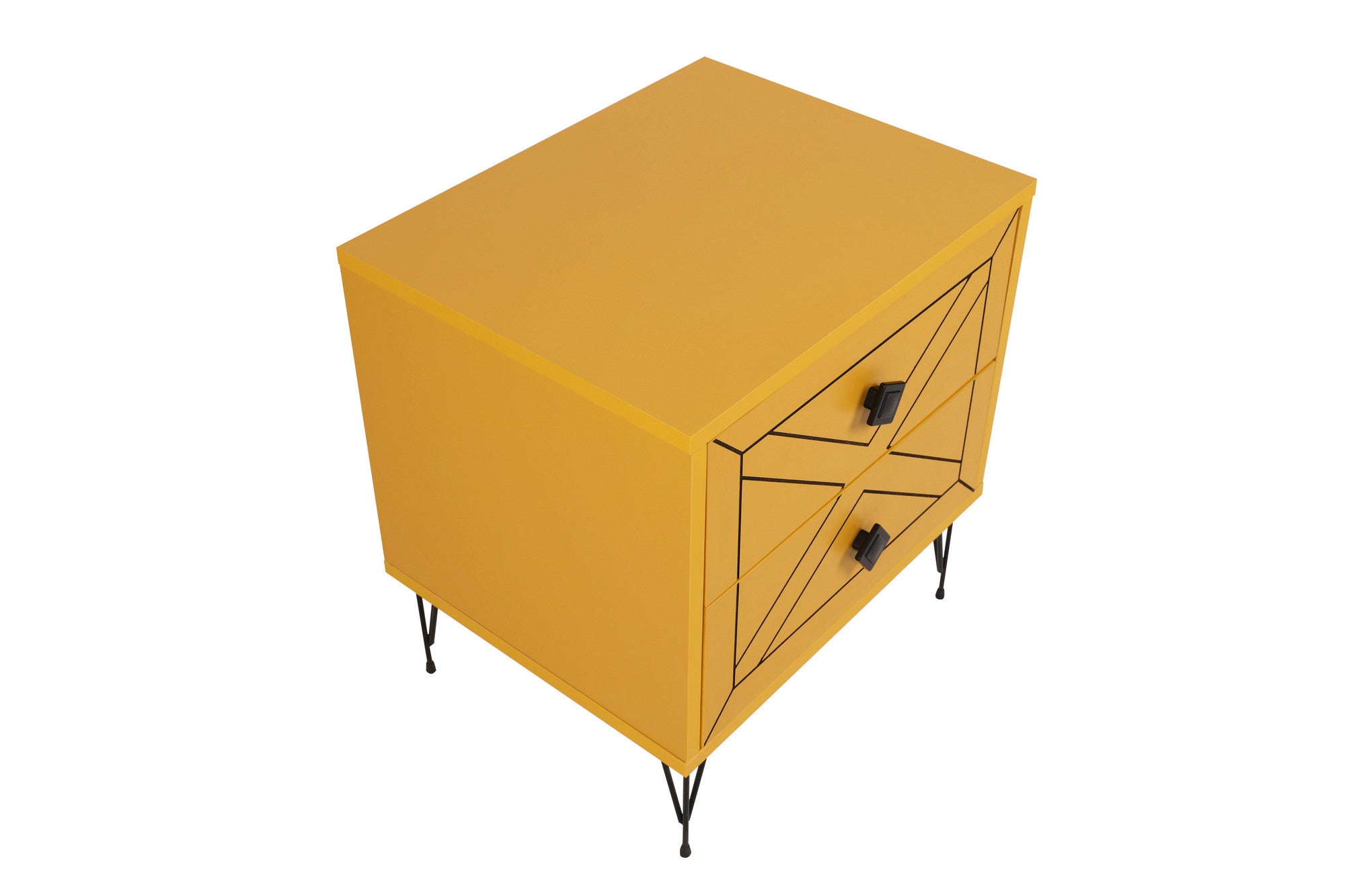 Noćni ormarić Luna - Yellow | AG-vitahome.hr