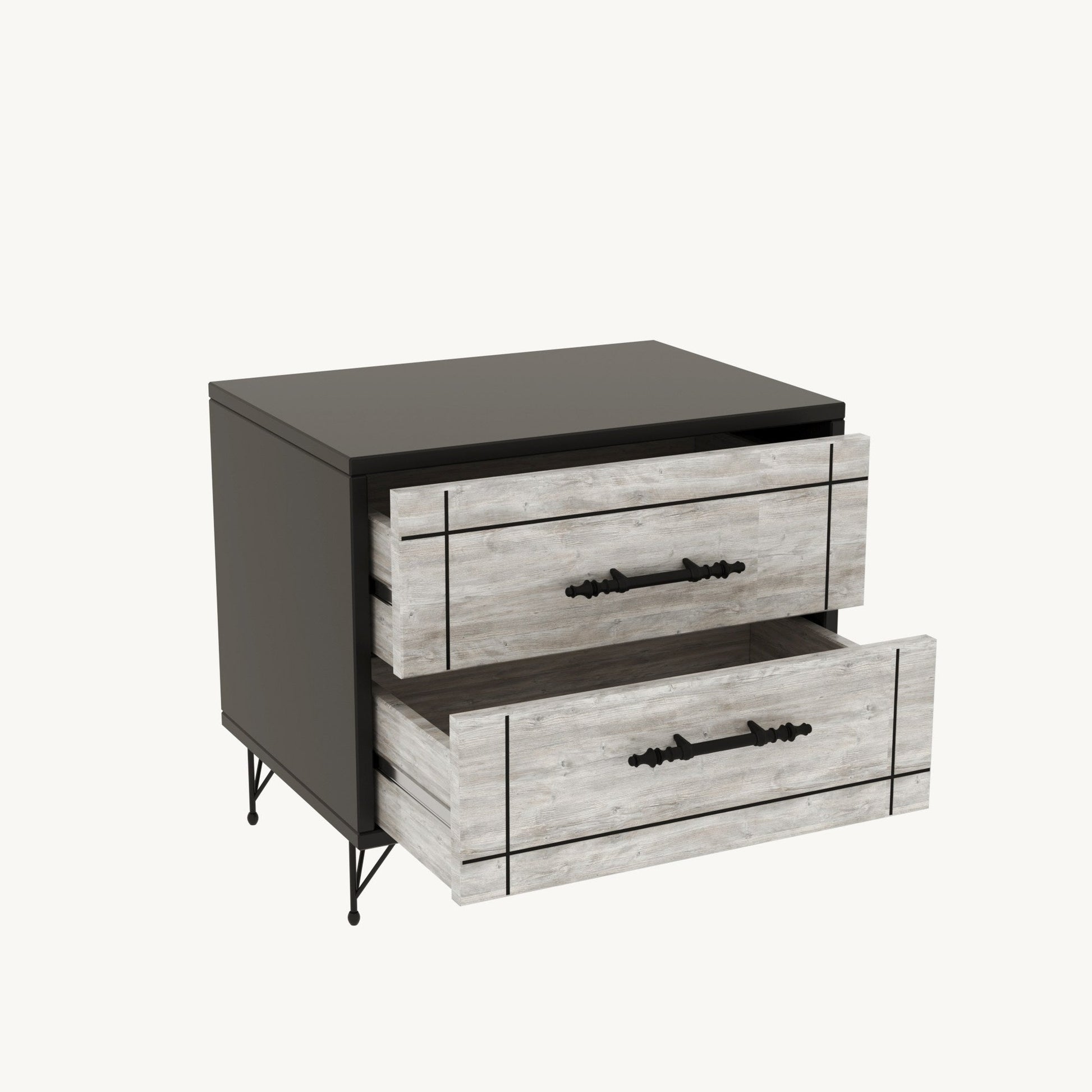 Noćni ormarić Night - Light Grey | AG-vitahome.hr