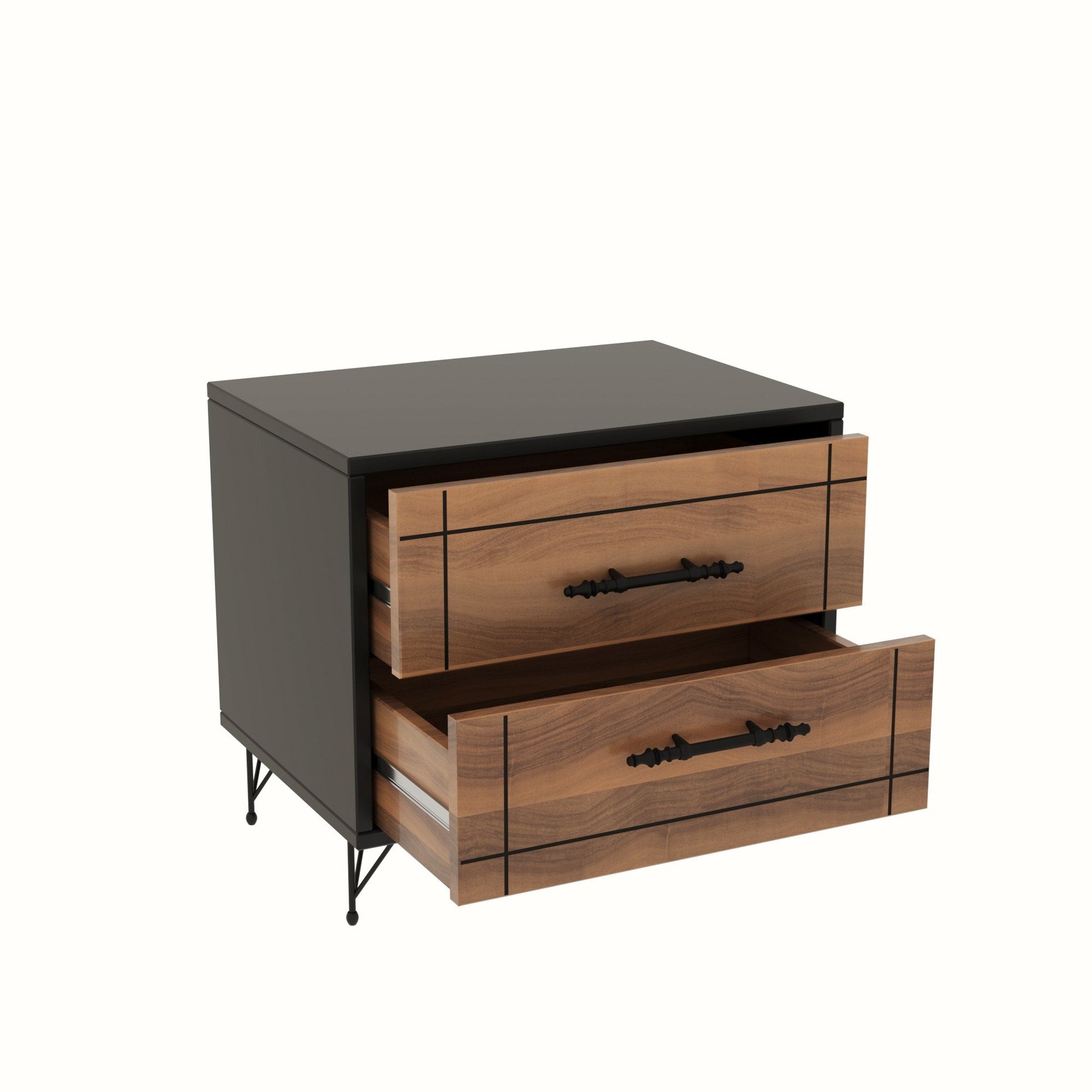 Noćni ormarić Night - Walnut | AG-vitahome.hr