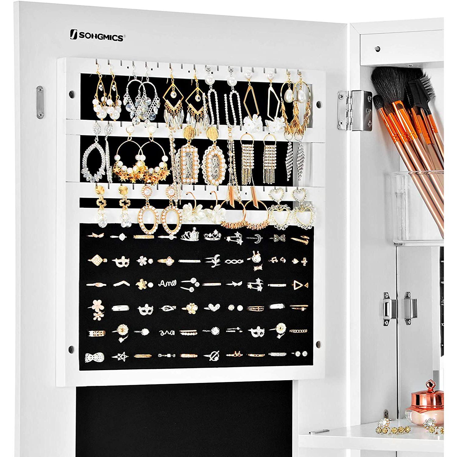 Ogledalo za nakit 37 x 10 x 108 cm | SONGMICS-vitahome.hr