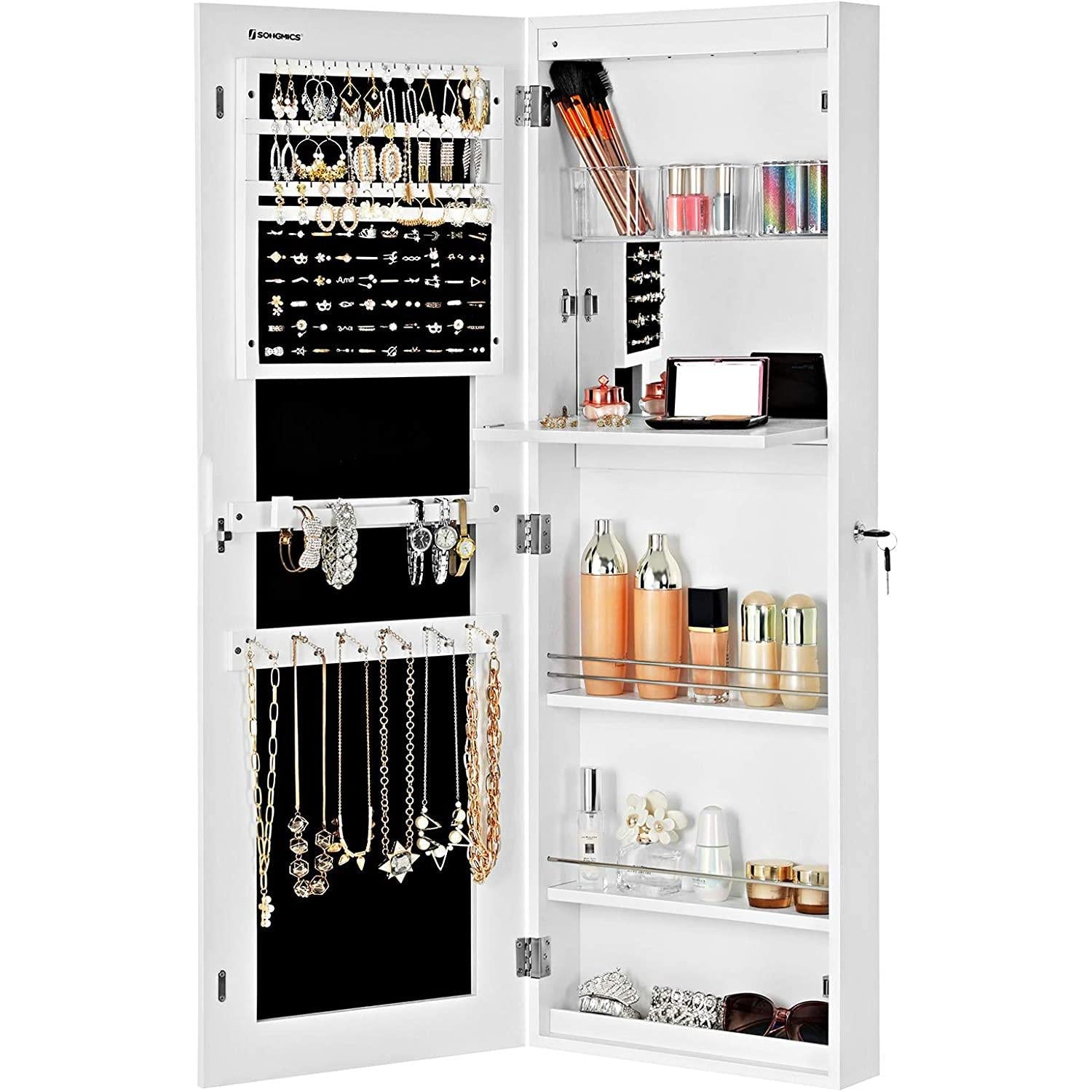 Ogledalo za nakit 37 x 10 x 108 cm | SONGMICS-vitahome.hr