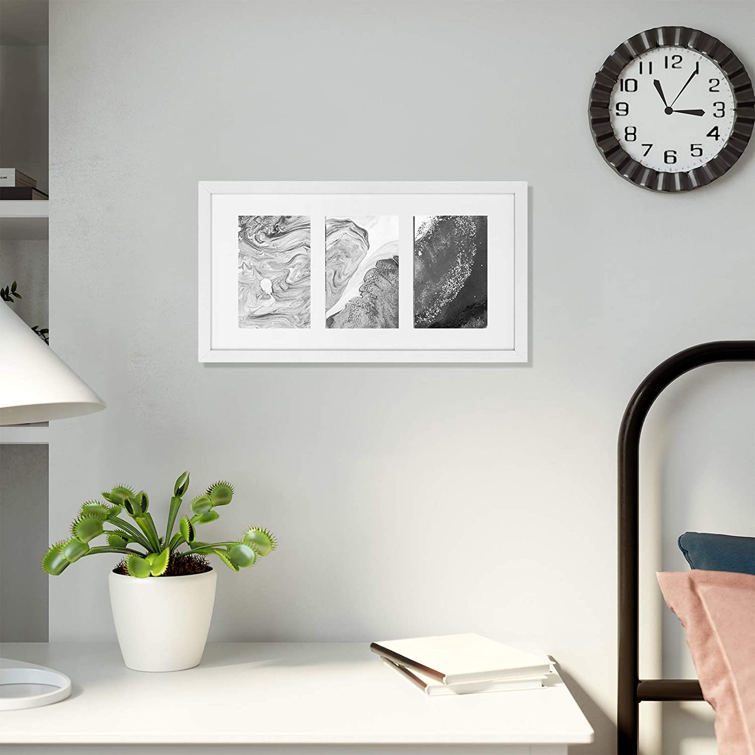 Okvir za 3 slike, 10 x 15 cm, bijeli | SONGMICS-vitahome.hr