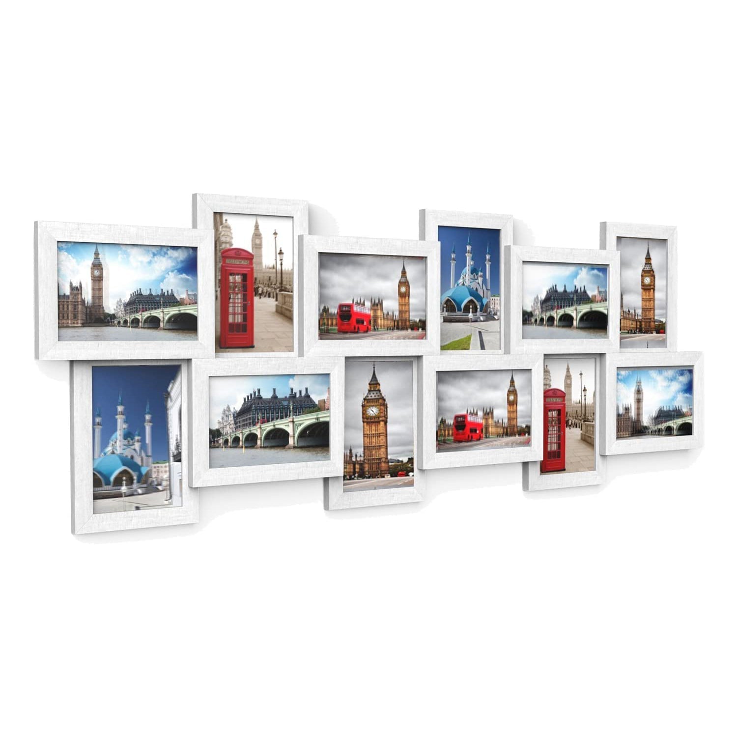 Okvir za fotografije, okvir za fotografije kolaž za 12 fotografija 10 x 15 cm | SONGMICS-vitahome.hr