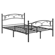 Okvir za krevet, 198 x 92,5 x 142 cm, bračni krevet od metala, crni | Vasagle-vitahome.hr