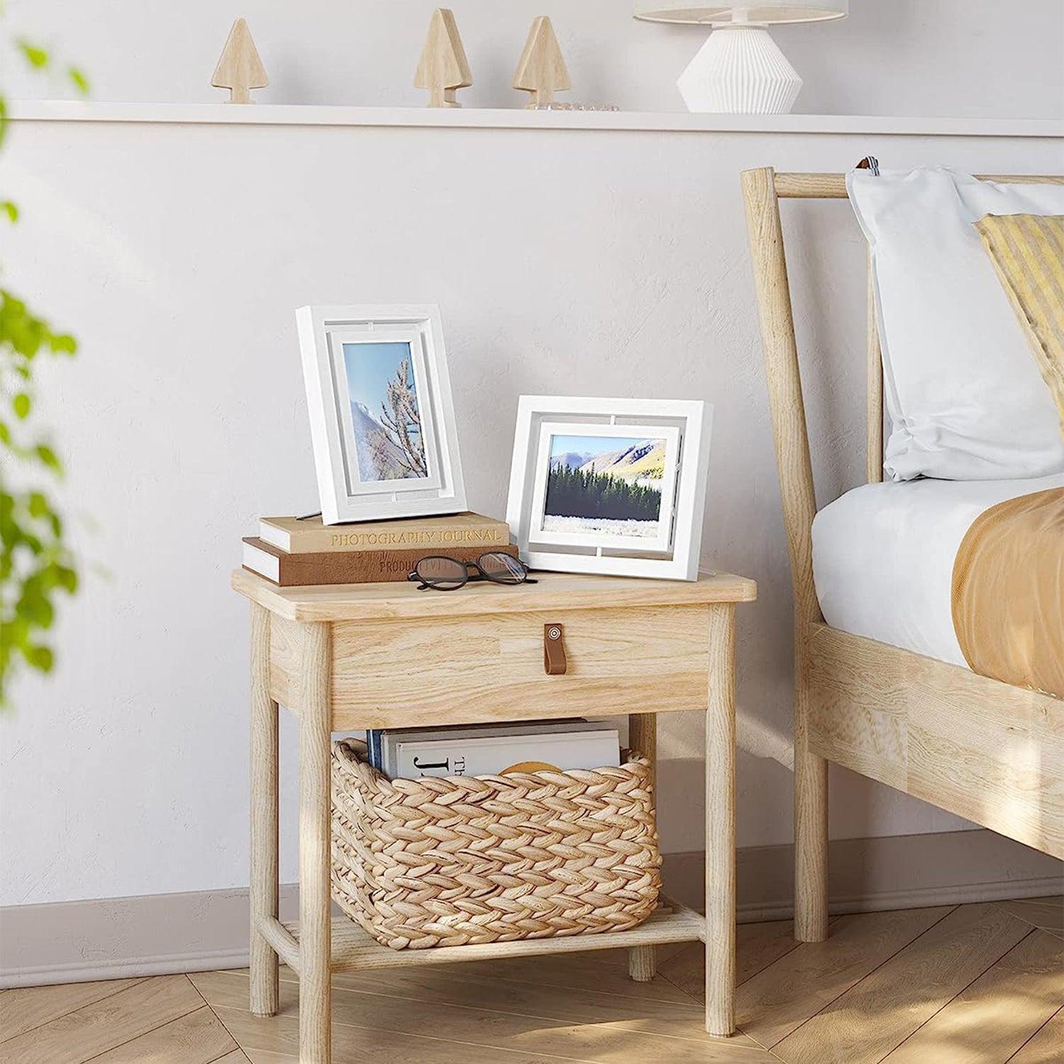 Okvir za slike, rotirajući okvir za slike sa staklom 2 kom, bijeli | SONGMICS-vitahome.hr