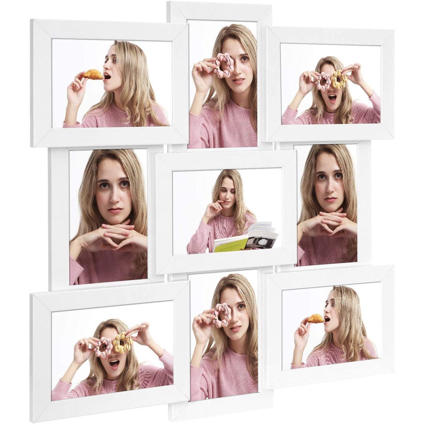 Okviri za fotografije, kolaž za 9 fotografija, bijeli | SONGMICS-vitahome.hr