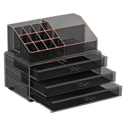 organizator šminke, organizator kozmetike s 3 ladice i 15 pretinaca | SONGMICS-vitahome.hr
