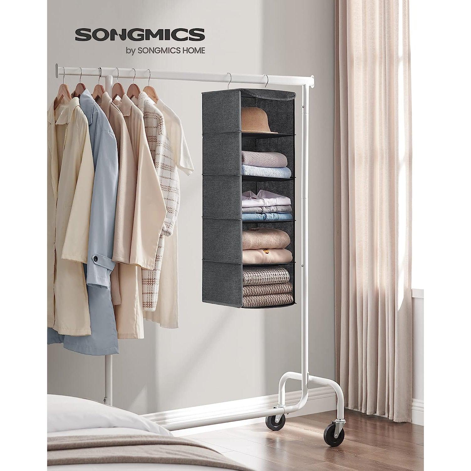Organizator za odjeću u ormaru 30 x 90 x 30 cm, sivi | SONGMICS-vitahome.hr