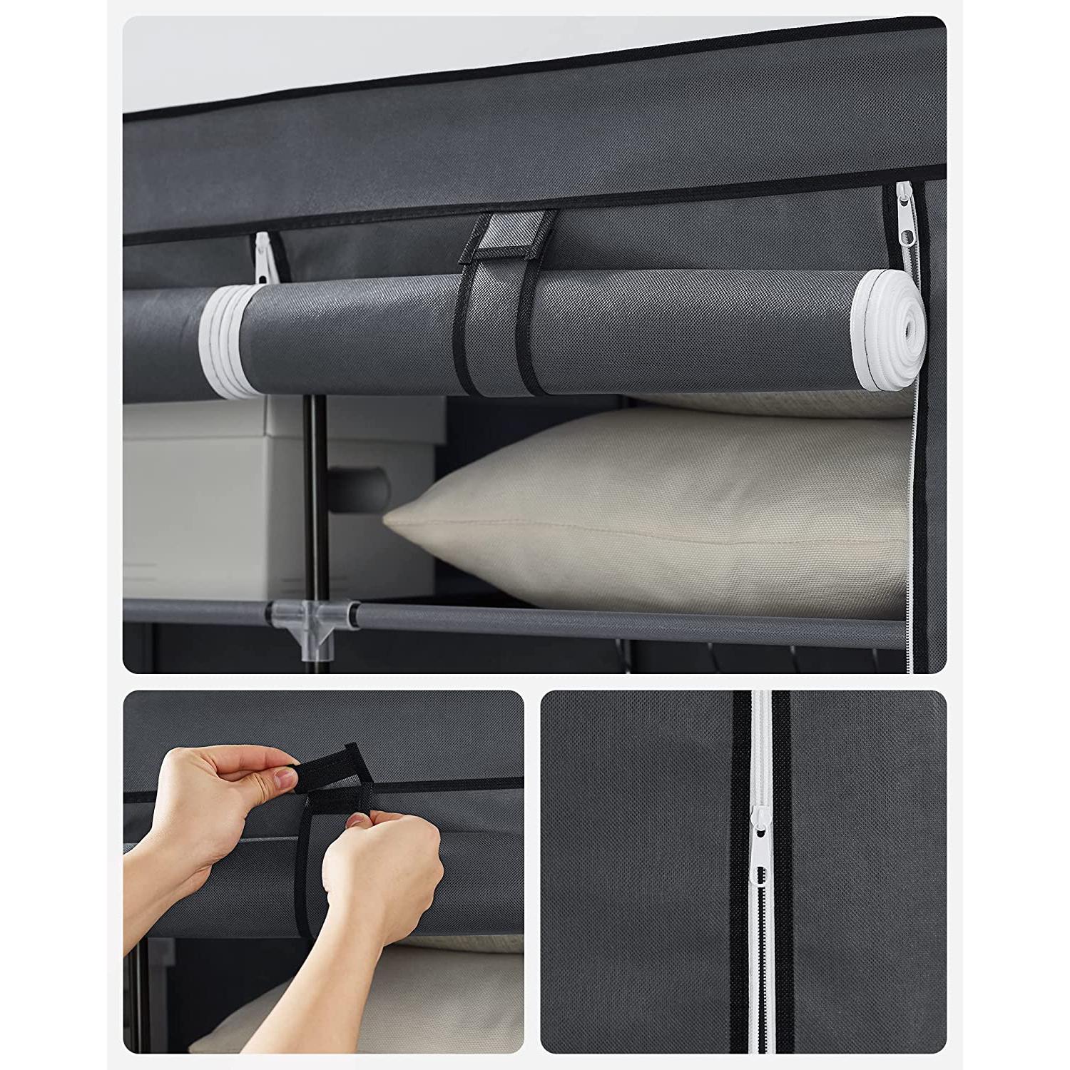 Ormar 175 x 150 x 45 cm, sivi | SONGMICS-vitahome.hr