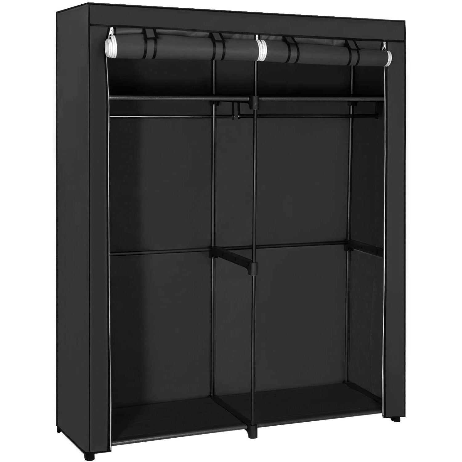 Ormar od tkanine, mobilni ormar, 140 x 43 x 174 cm, crni | SONGMICS-vitahome.hr