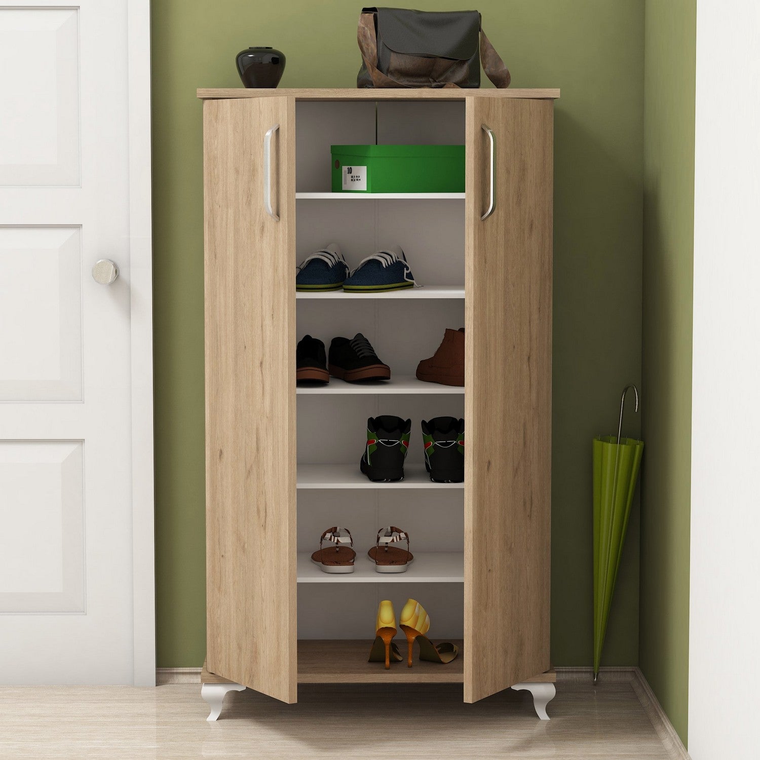 Ormar za obuću Ari - Walnut | AG-vitahome.hr