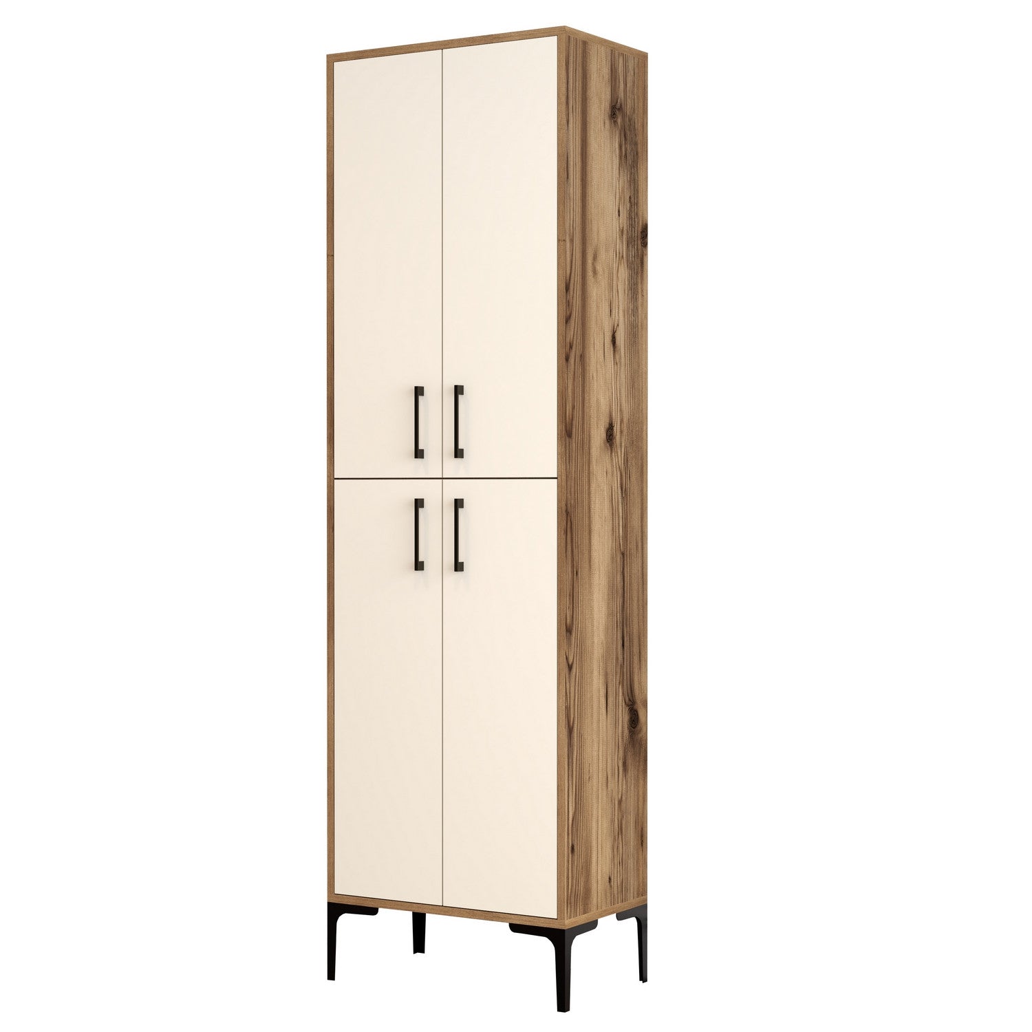 Ormar za obuću Berlin A - Walnut, Cream | AG-vitahome.hr