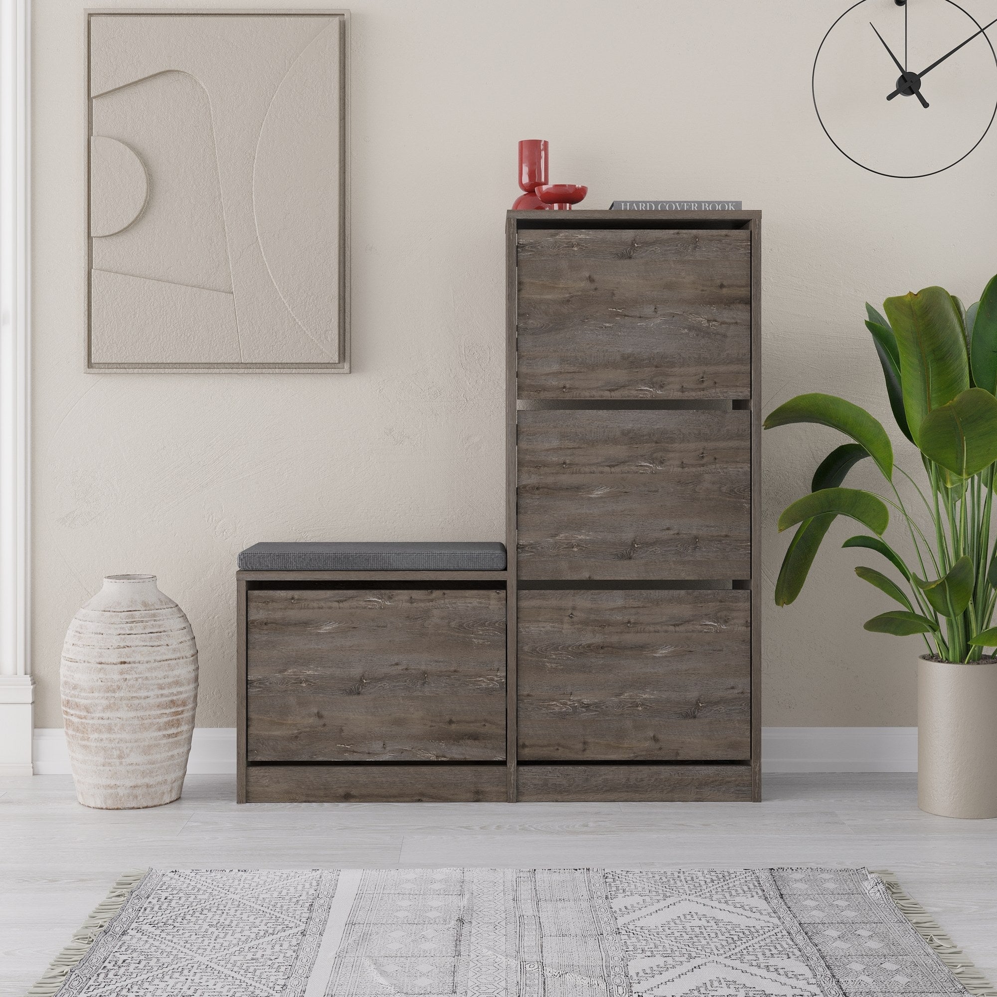 Ormar za obuću Dude - Dark Brown | AG-vitahome.hr
