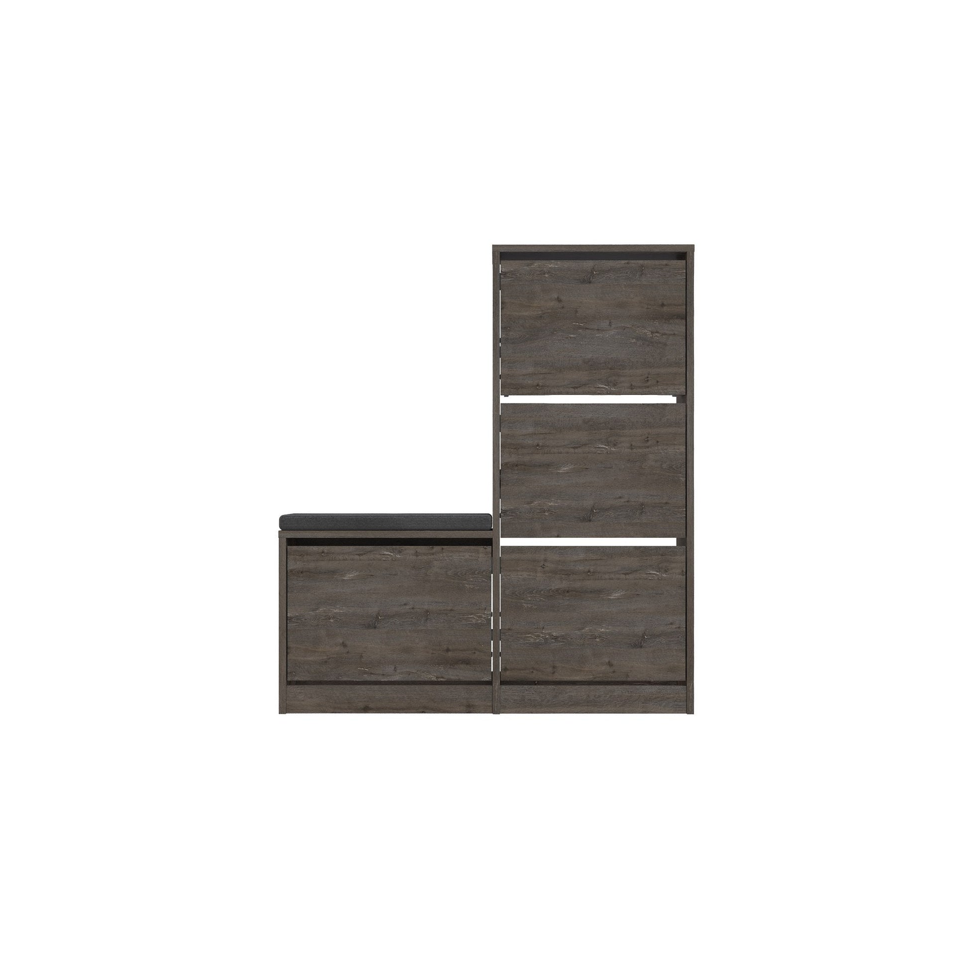 Ormar za obuću Dude - Dark Brown | AG-vitahome.hr