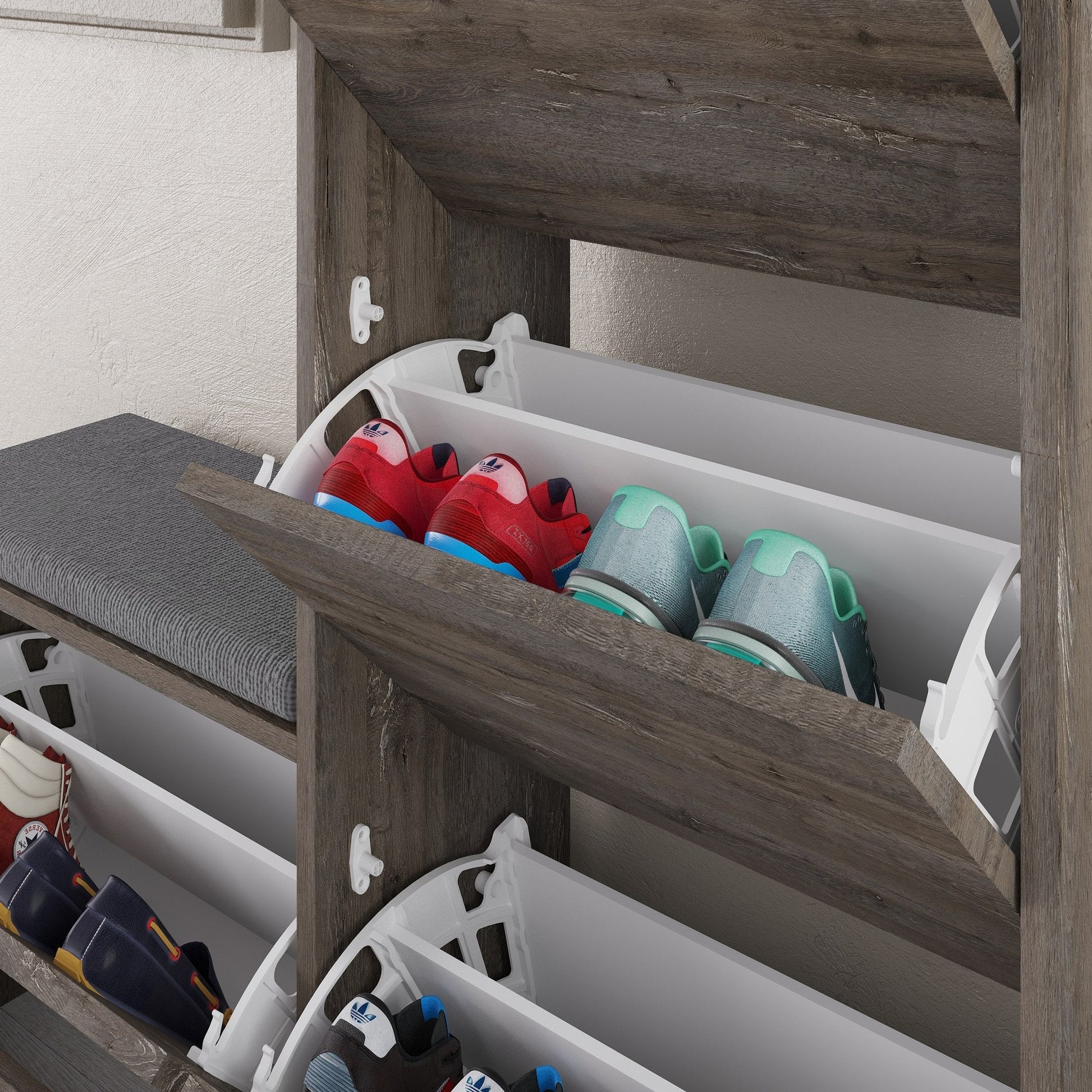 Ormar za obuću Dude - Dark Brown | AG-vitahome.hr