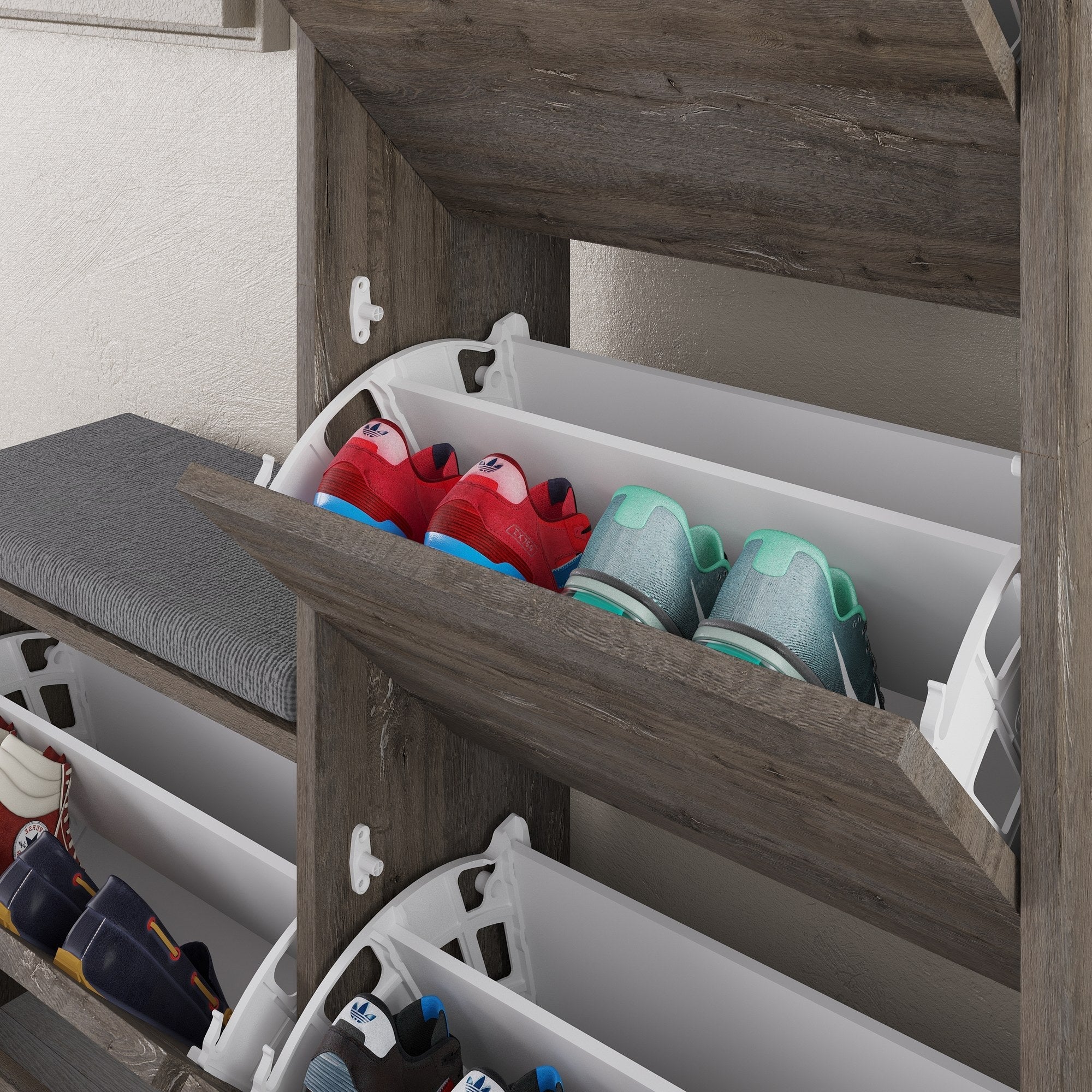 Ormar za obuću Dude - Dark Brown | AG-vitahome.hr