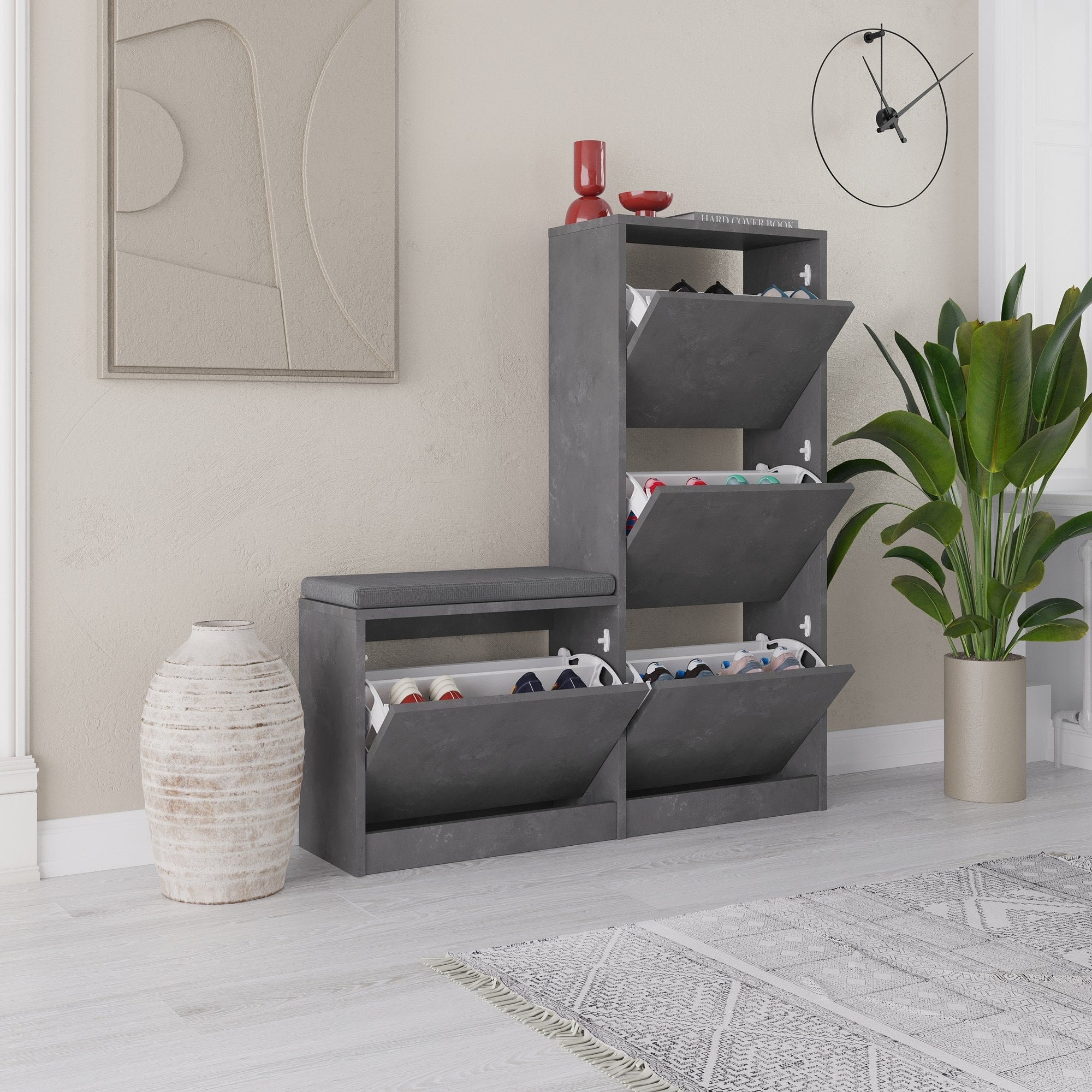 Ormar za obuću Dude - Grey | AG-vitahome.hr