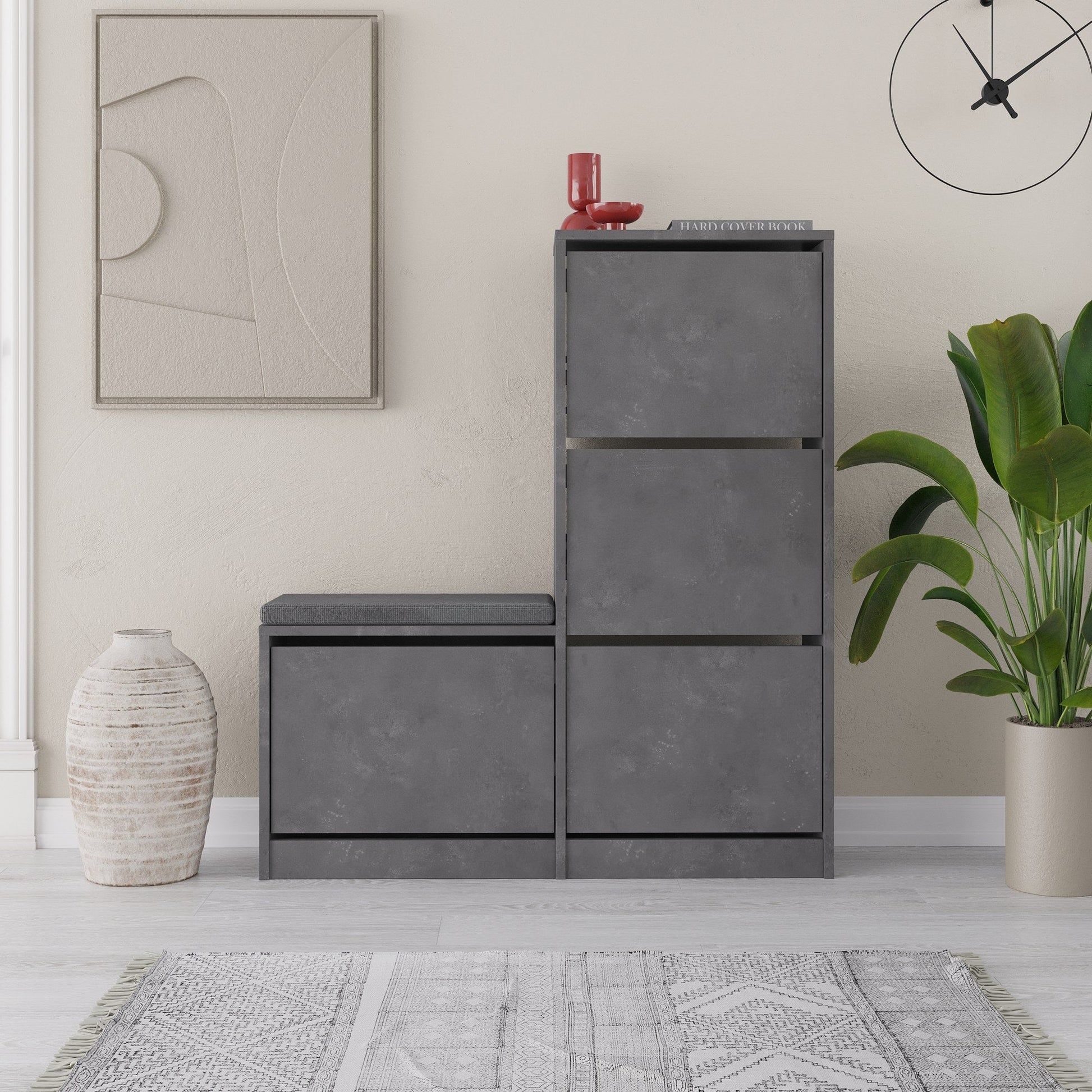 Ormar za obuću Dude - Grey | AG-vitahome.hr