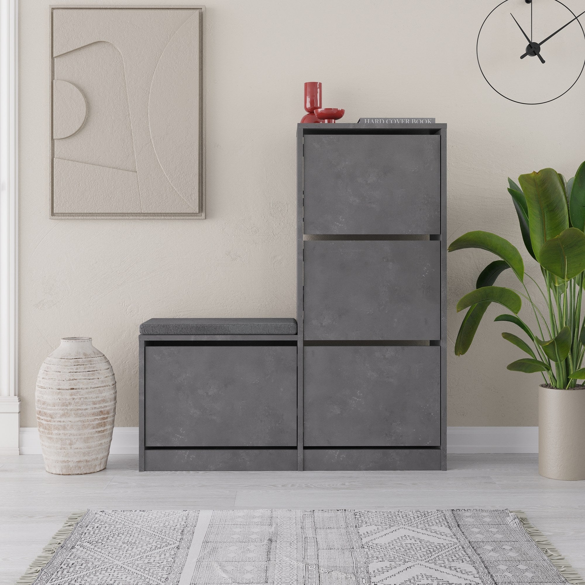 Ormar za obuću Dude - Grey | AG-vitahome.hr
