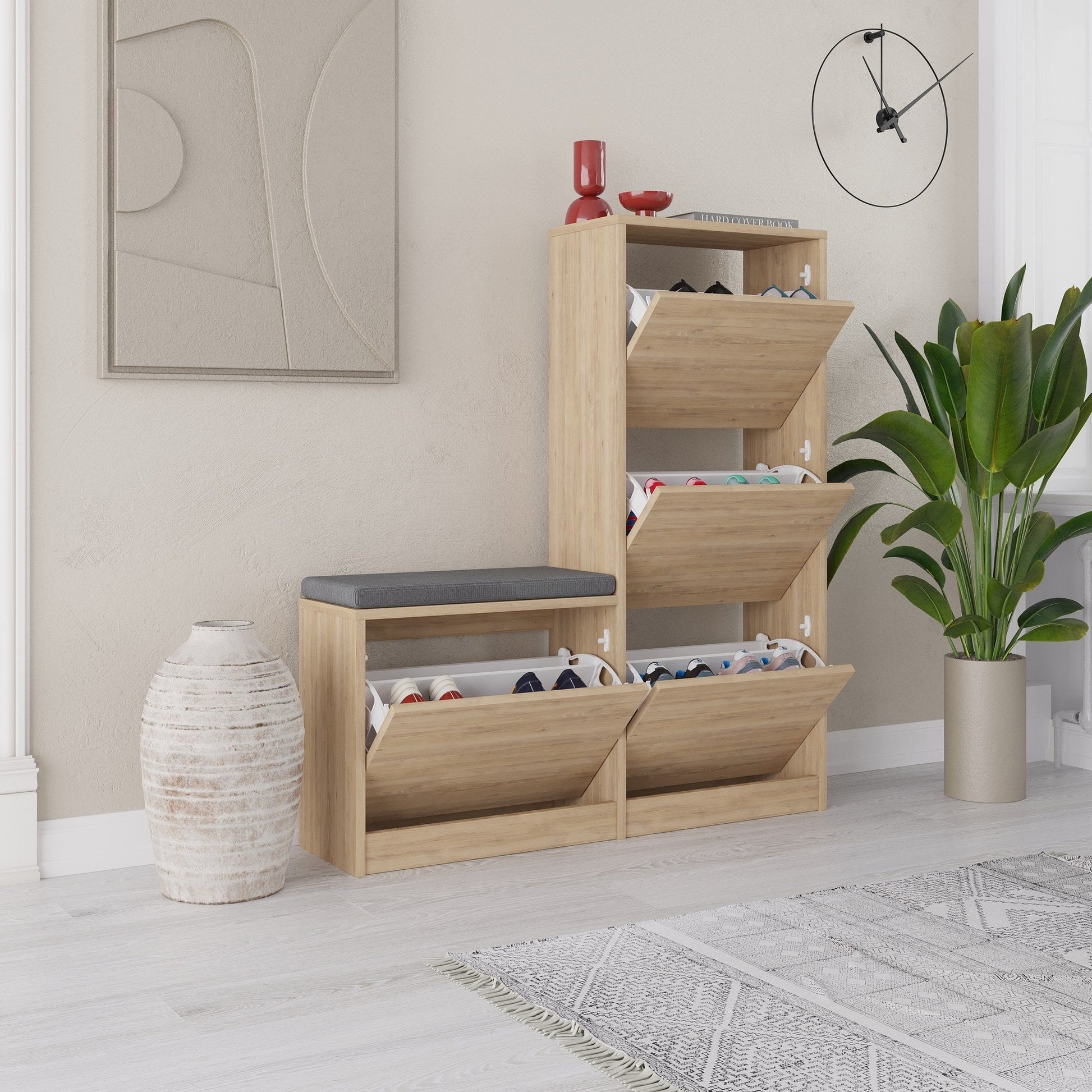 Ormar za obuću Dude - Oak | AG-vitahome.hr