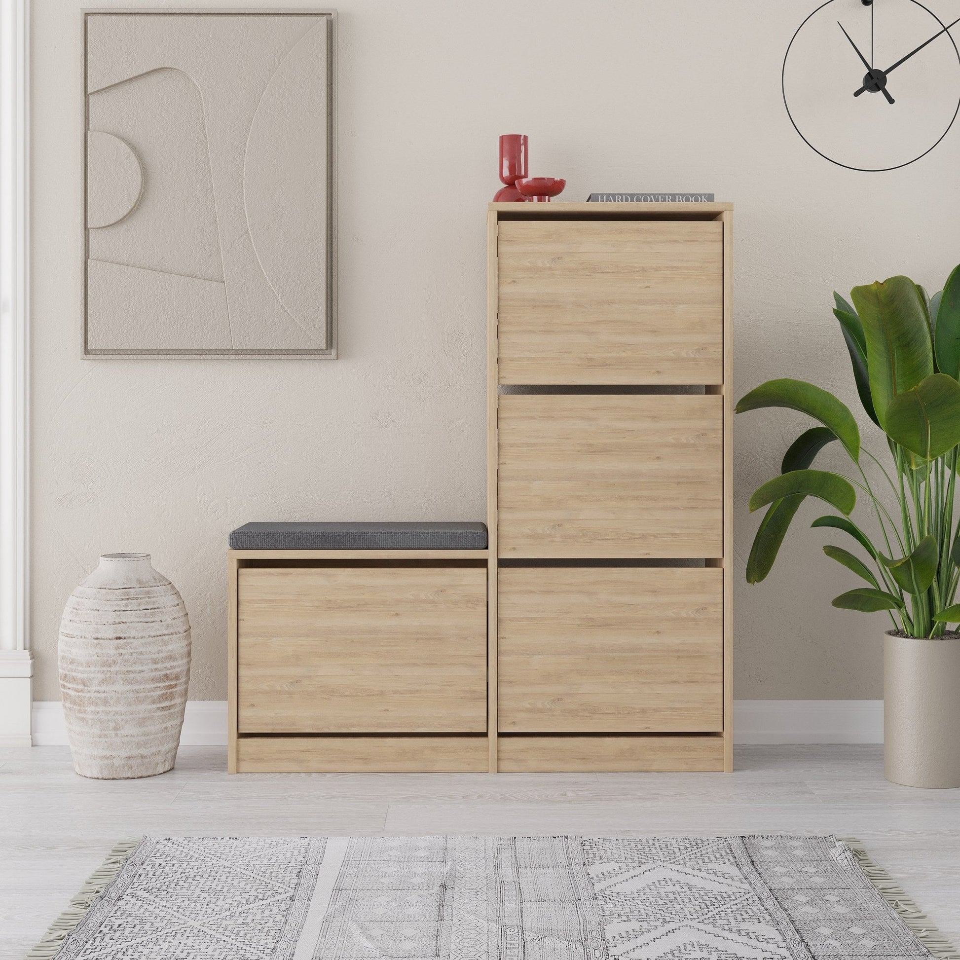 Ormar za obuću Dude - Oak | AG-vitahome.hr