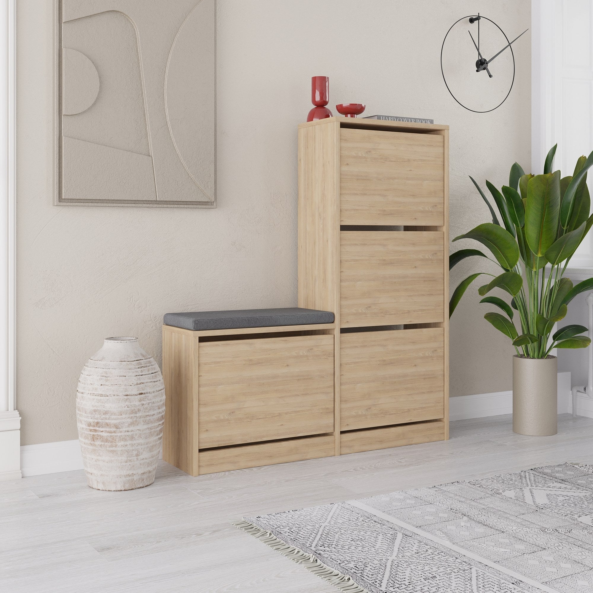 Ormar za obuću Dude - Oak | AG-vitahome.hr