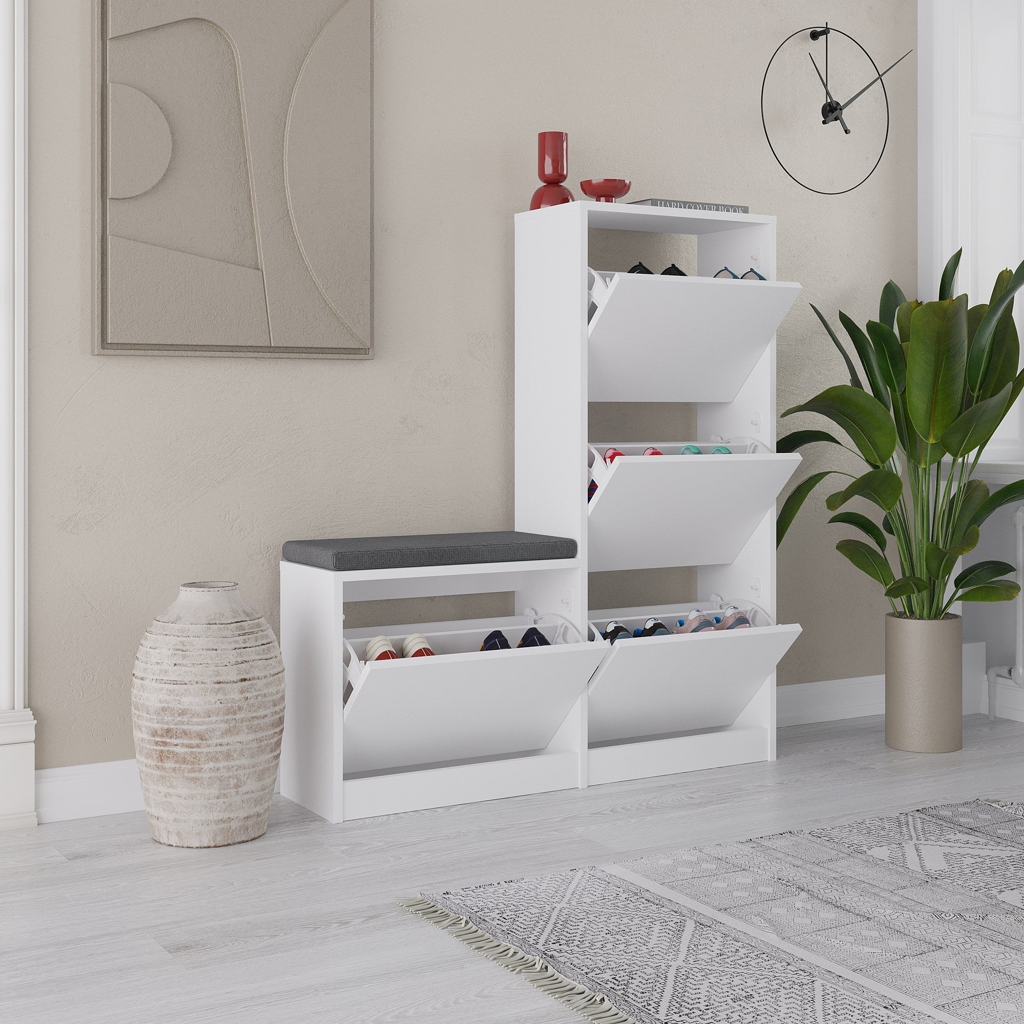 Ormar za obuću Dude - White | AG-vitahome.hr