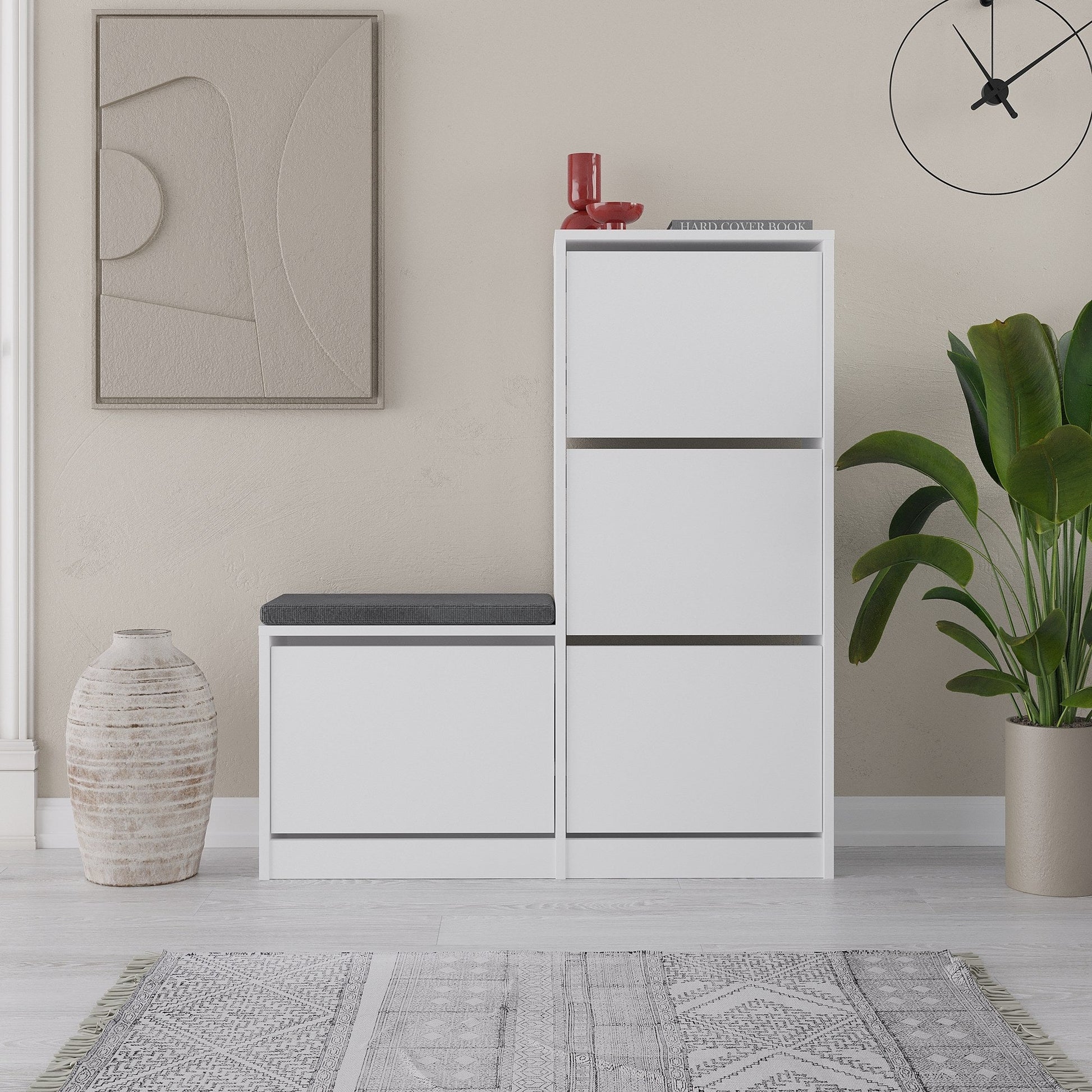 Ormar za obuću Dude - White | AG-vitahome.hr