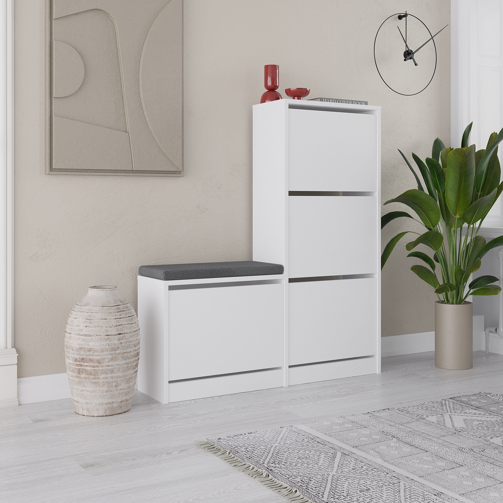 Ormar za obuću Dude - White | AG-vitahome.hr