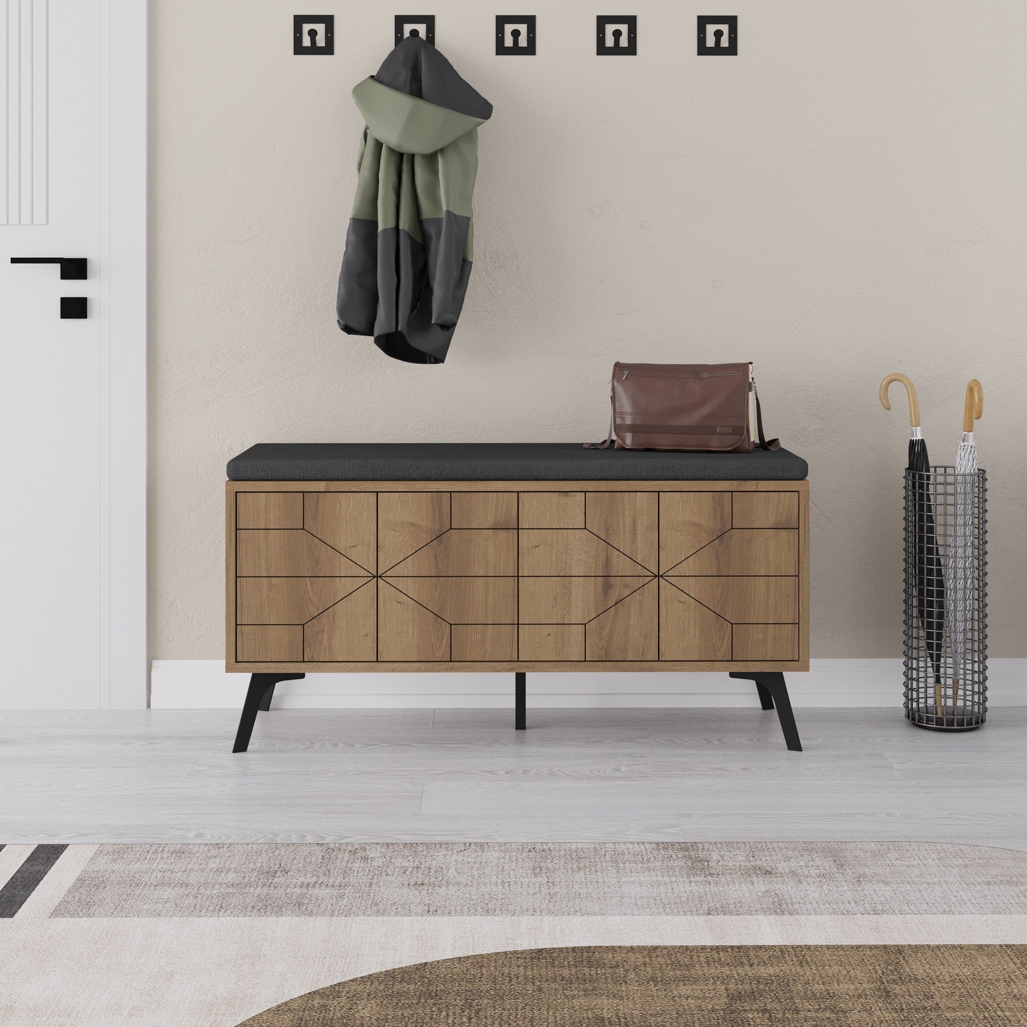 Ormar za obuću Dune Bench - Hitit | AG-vitahome.hr
