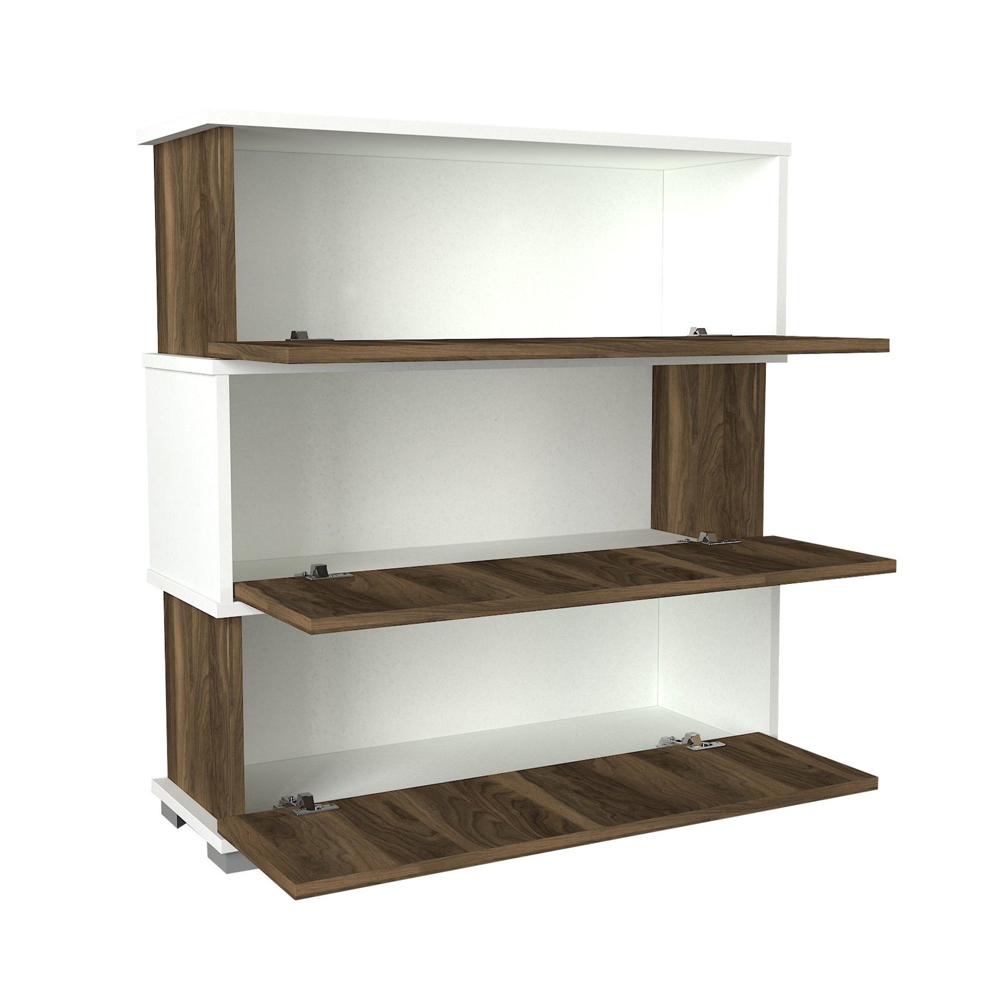 Ormar za obuću Napolyon - White, Walnut | AG-vitahome.hr