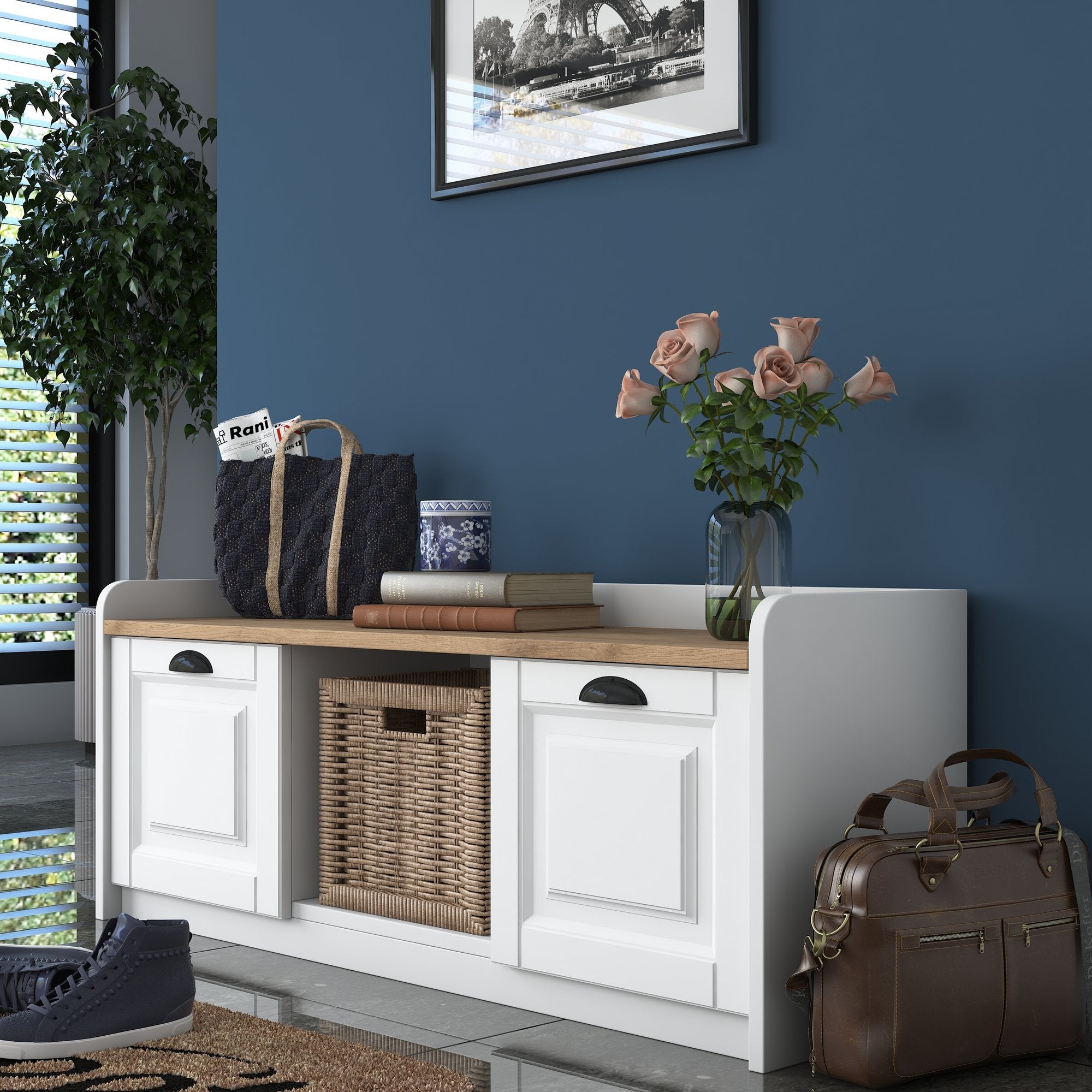 Ormar za obuću P2 - 1808 - Walnut | AG-vitahome.hr