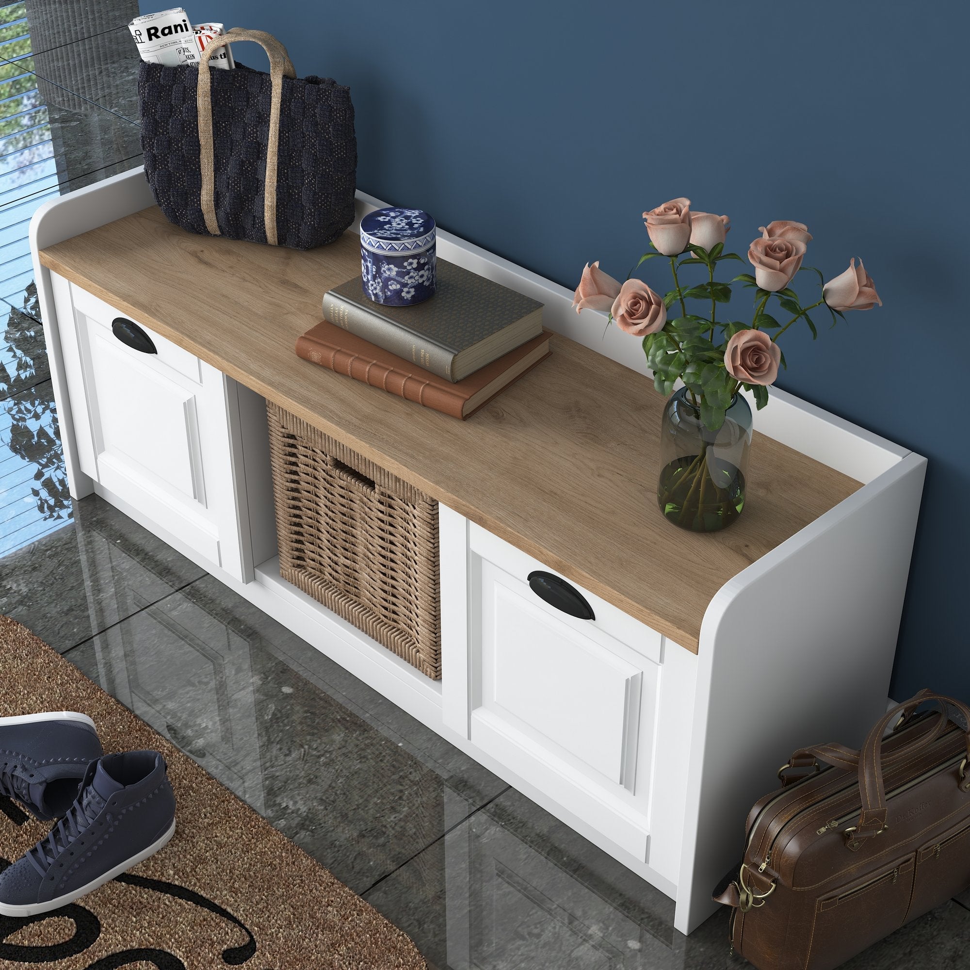 Ormar za obuću P2 - 1808 - Walnut | AG-vitahome.hr