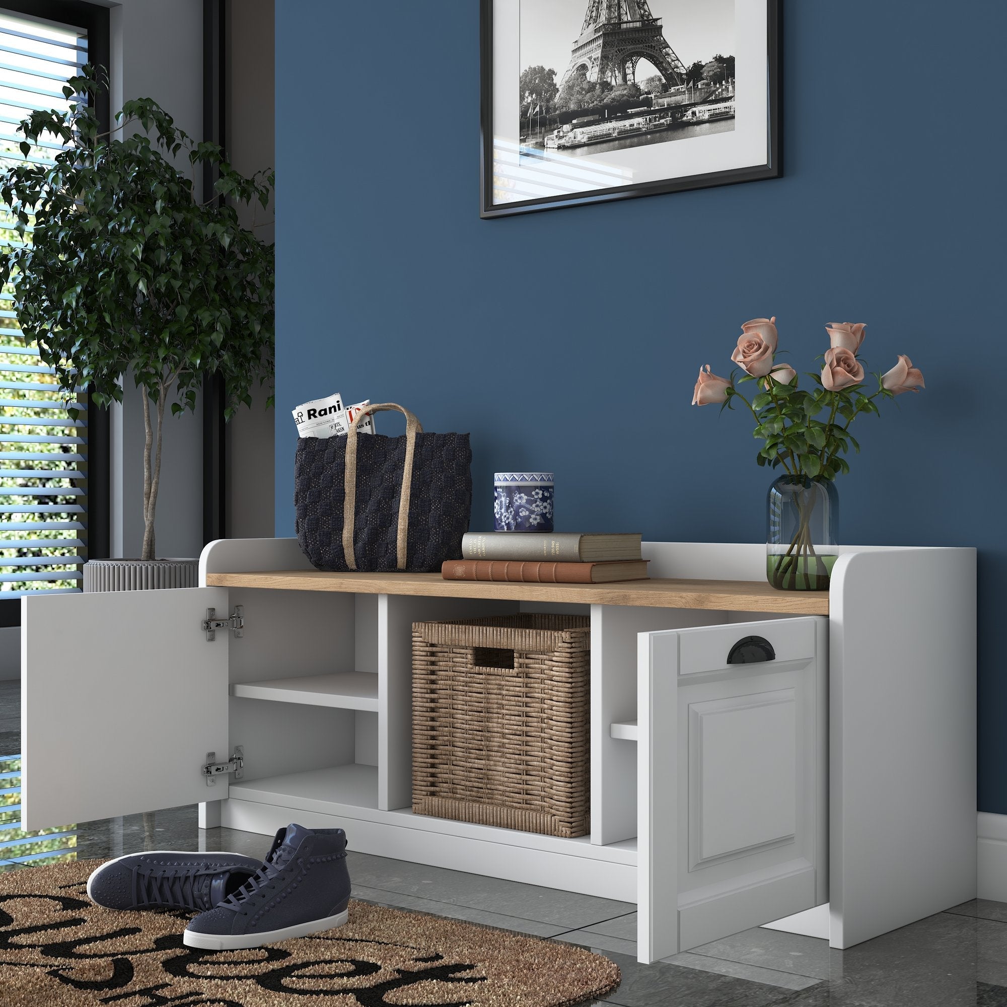 Ormar za obuću P2 - 1808 - Walnut | AG-vitahome.hr
