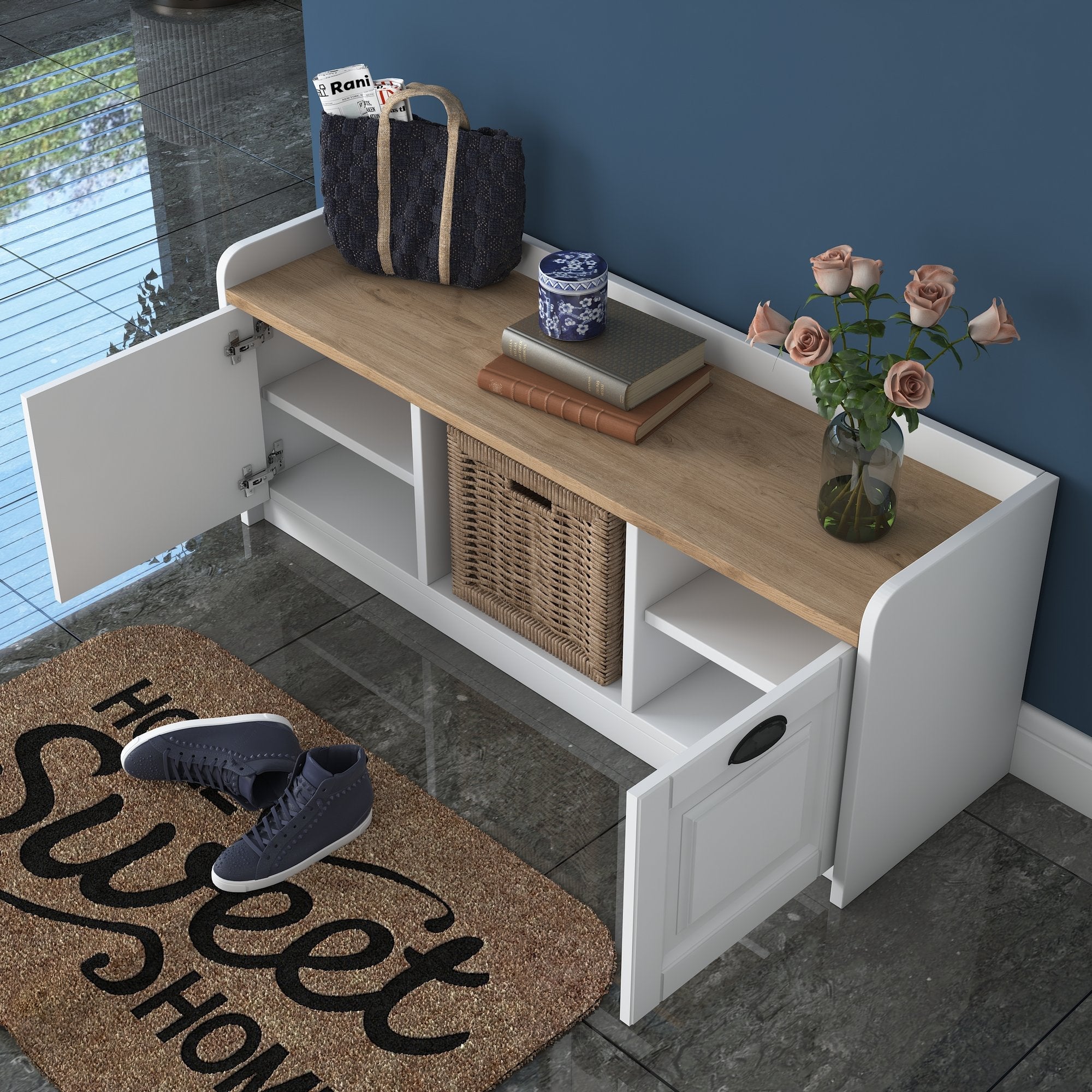 Ormar za obuću P2 - 1808 - Walnut | AG-vitahome.hr
