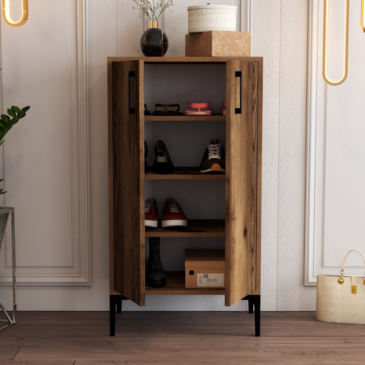 Ormar za obuću Prag - Walnut | AG-vitahome.hr